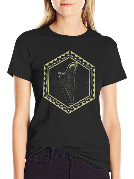 Harp Graphic Tee - Black