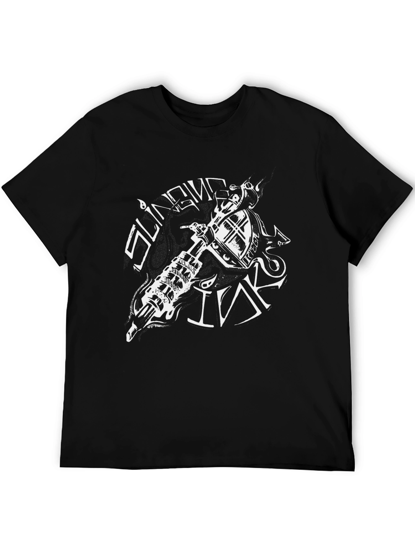 Slinging Ink Tattoo Machine Graphic Tee
