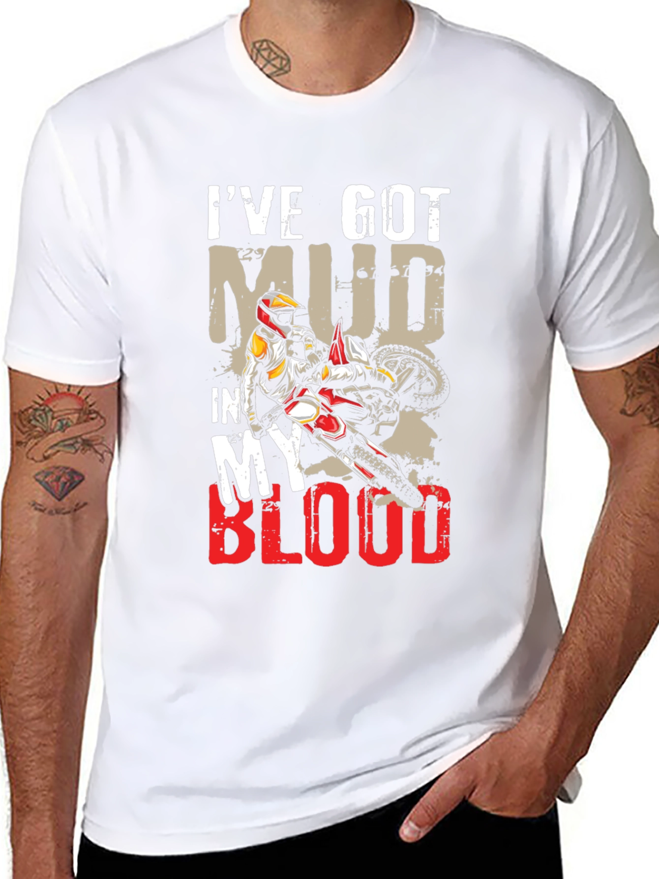 Mud In My Blood Motocross T-Shirt
