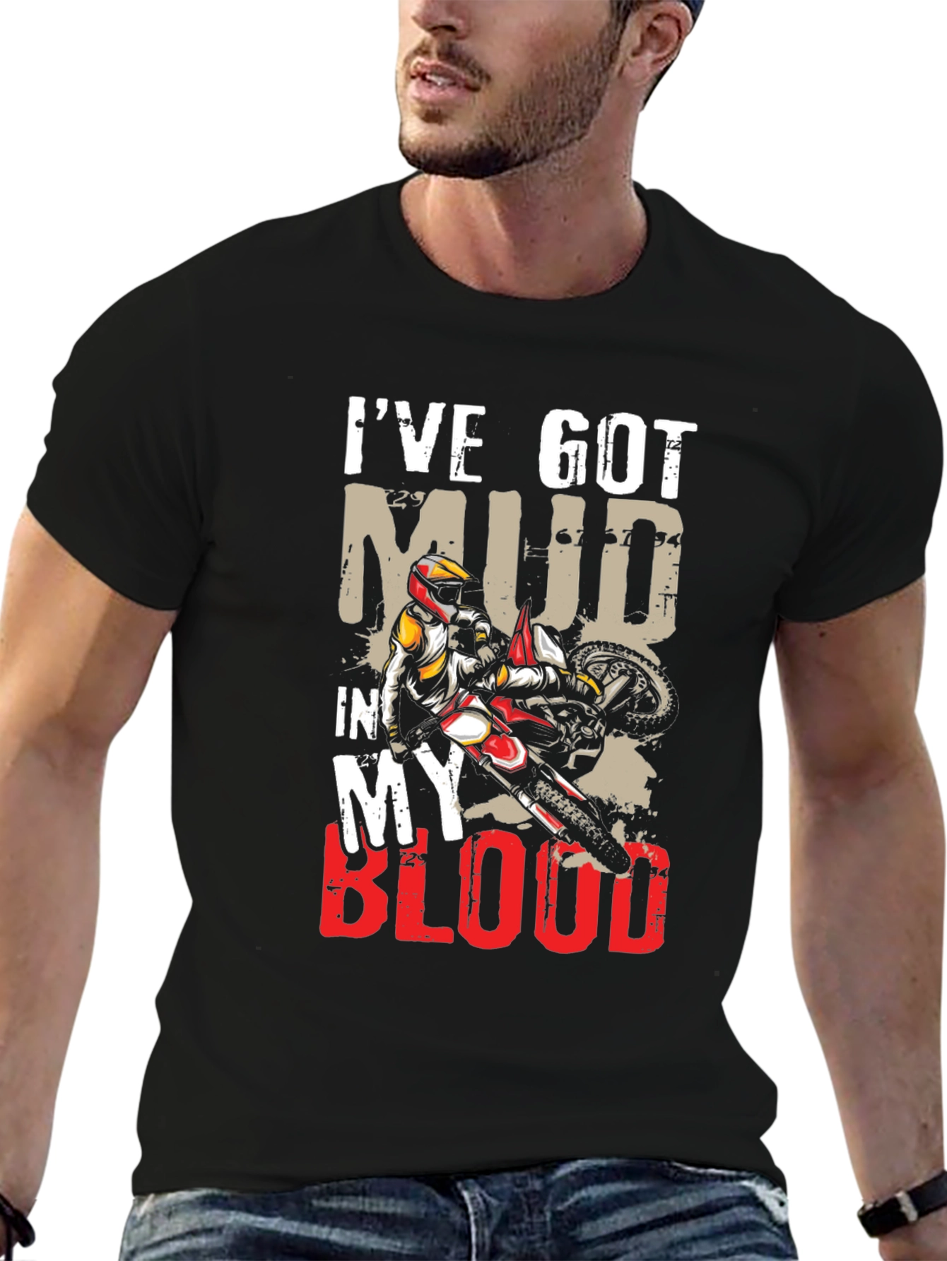 Mud In My Blood Motocross T-Shirt