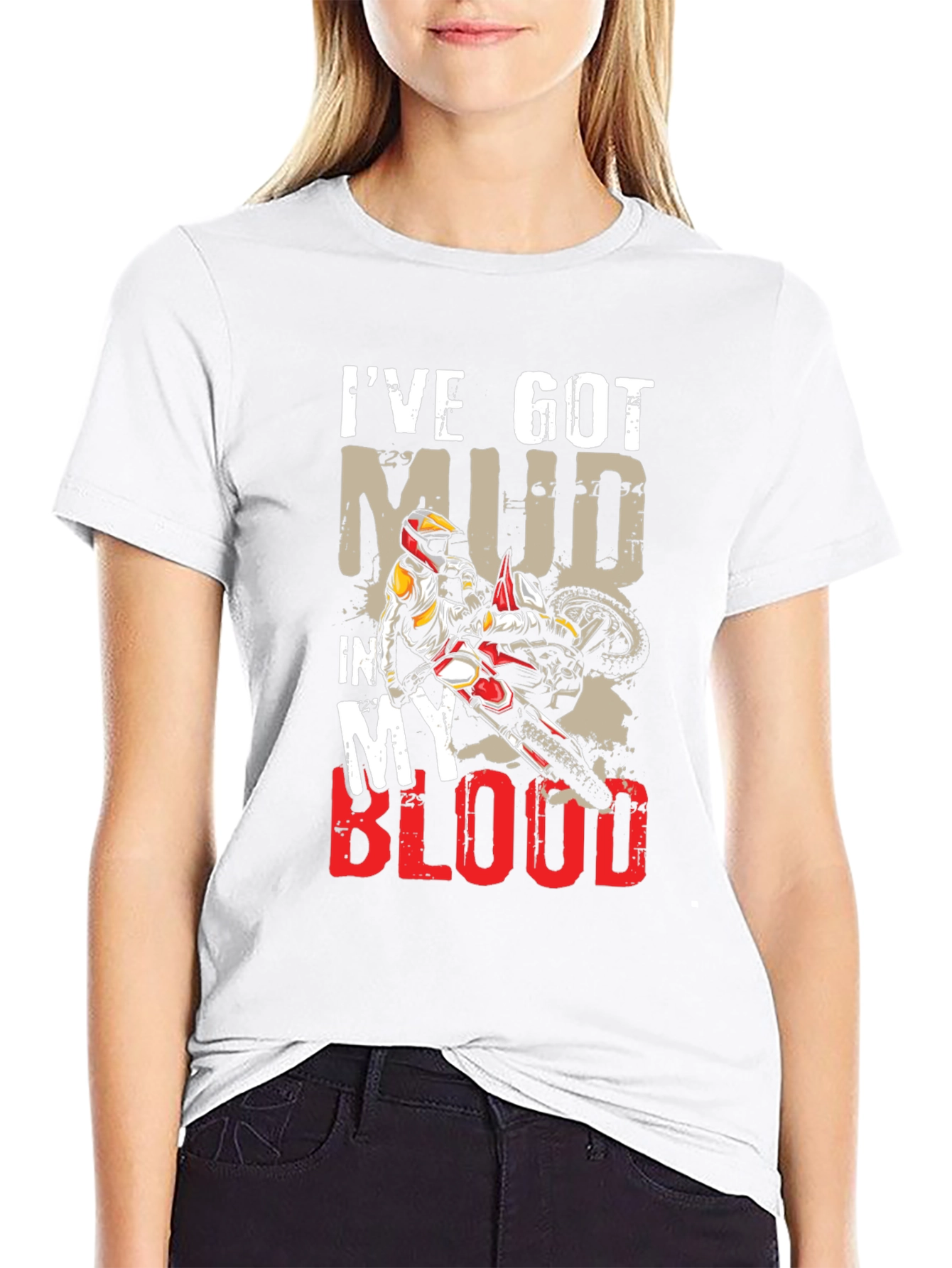 Mud In My Blood Motocross T-Shirt