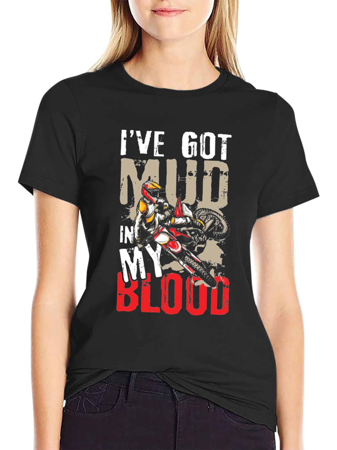 Mud In My Blood Motocross T-Shirt