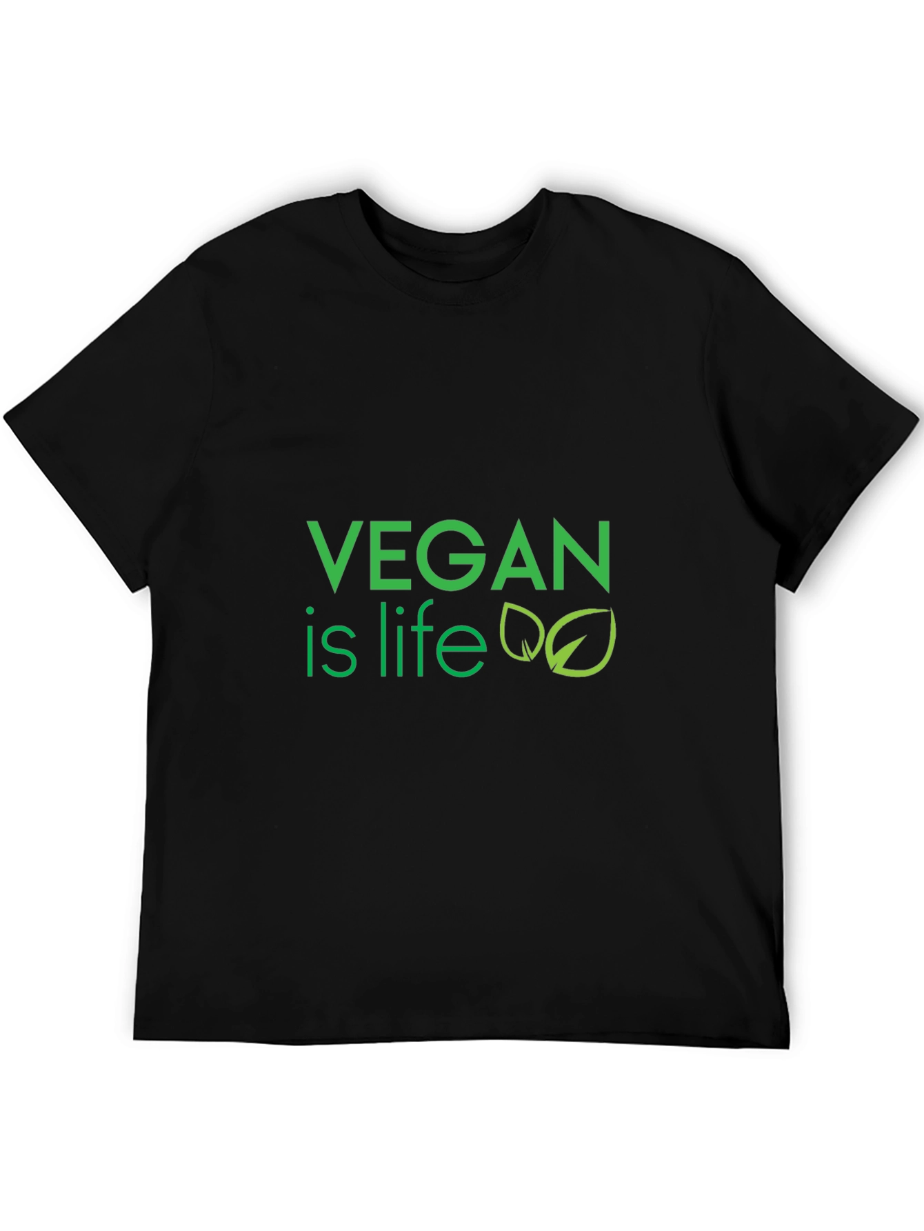 Vegan is Life T-Shirt - Eco-Friendly Lifestyle Apparel