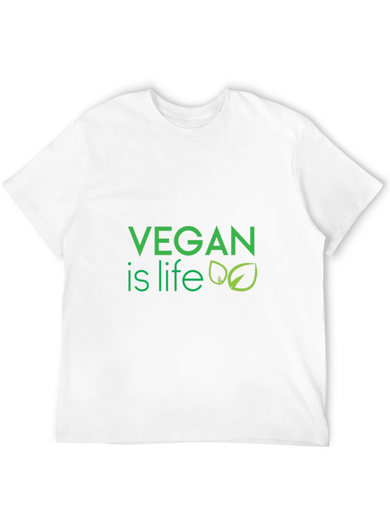 Vegan is Life T-Shirt - Eco-Friendly Lifestyle Apparel