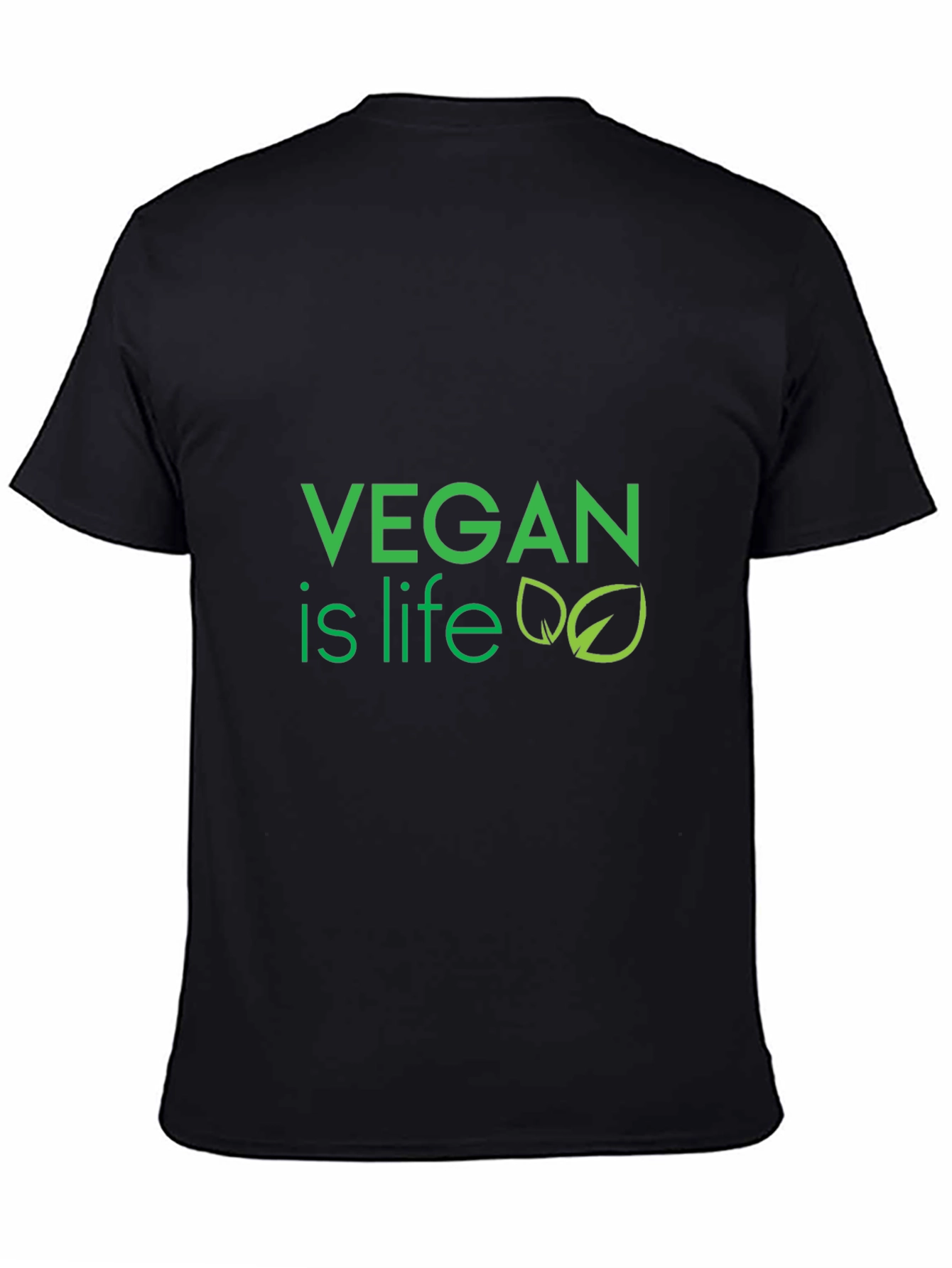 Vegan is Life T-Shirt - Eco-Friendly Lifestyle Apparel