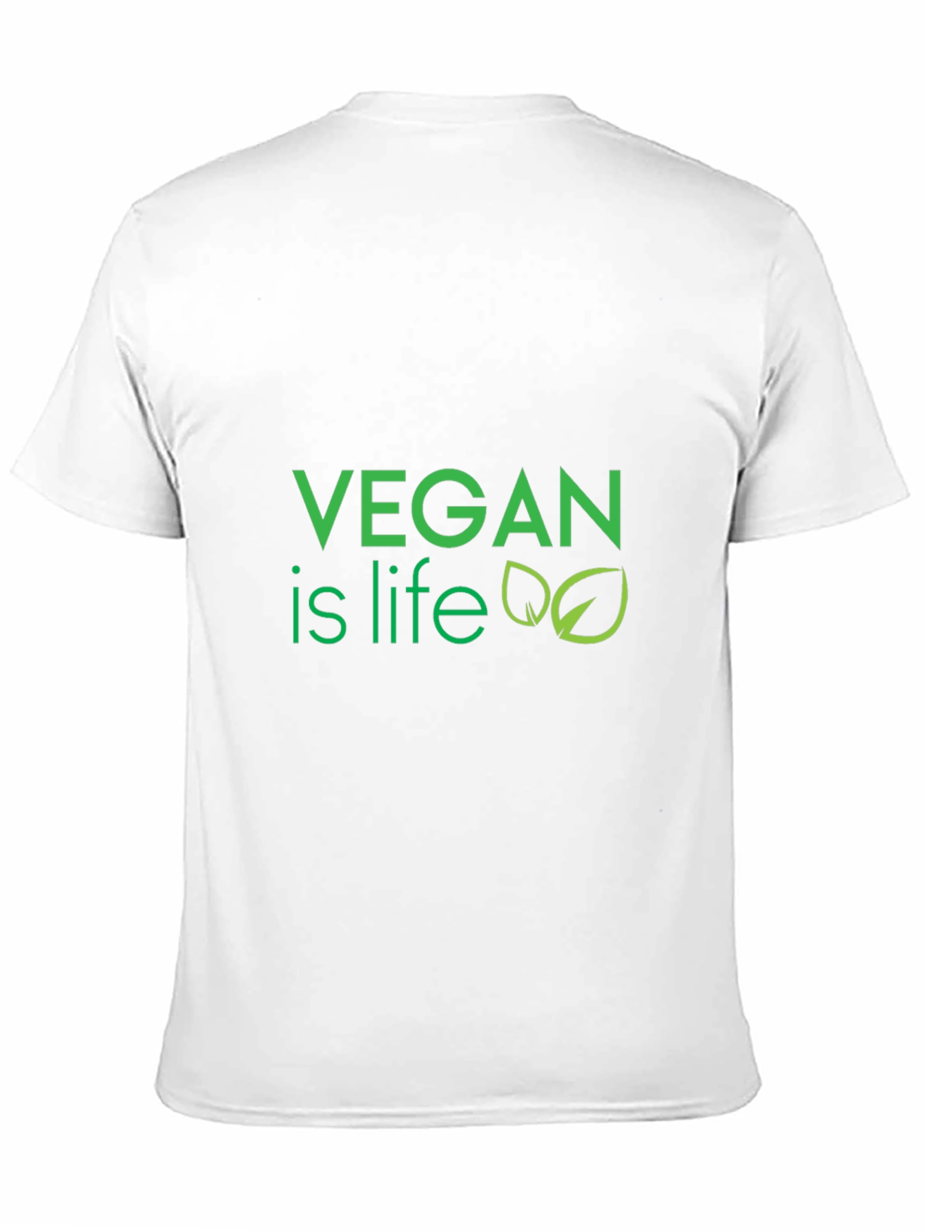 Vegan is Life T-Shirt - Eco-Friendly Lifestyle Apparel