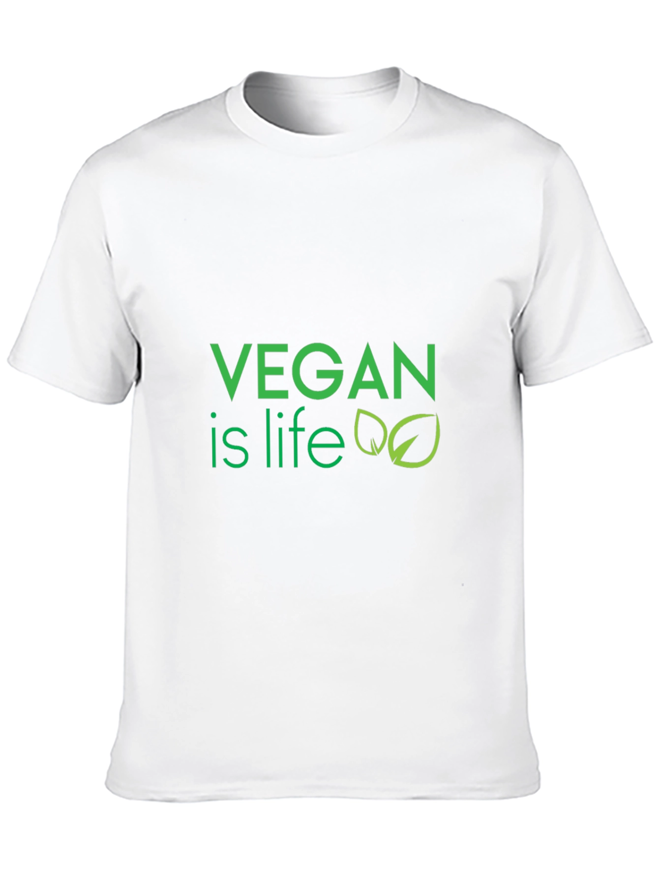 Vegan is Life T-Shirt - Eco-Friendly Lifestyle Apparel