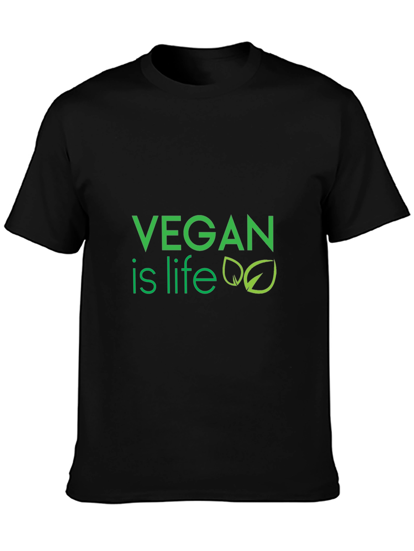 Vegan is Life T-Shirt - Eco-Friendly Lifestyle Apparel