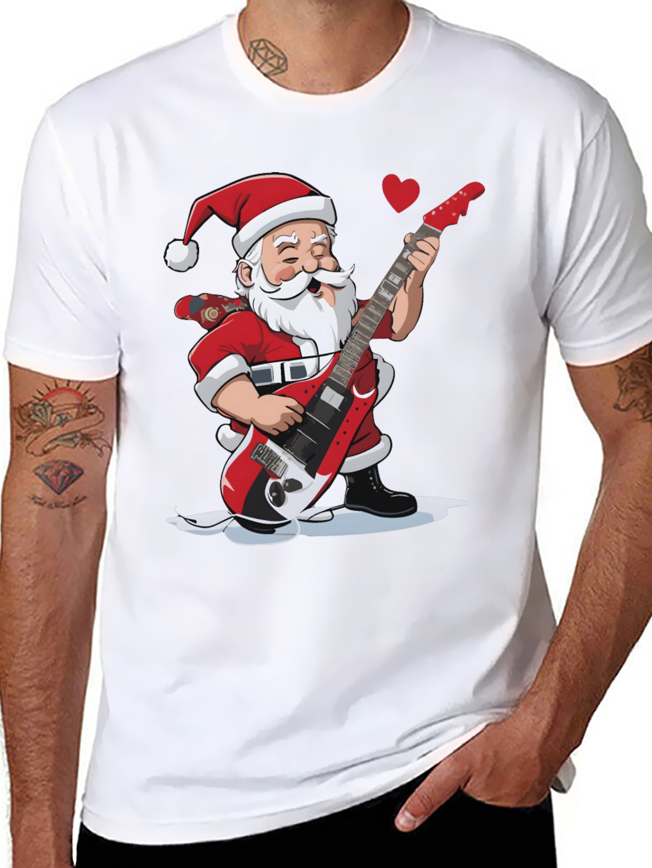 Rockin Santa Graphic Tee
