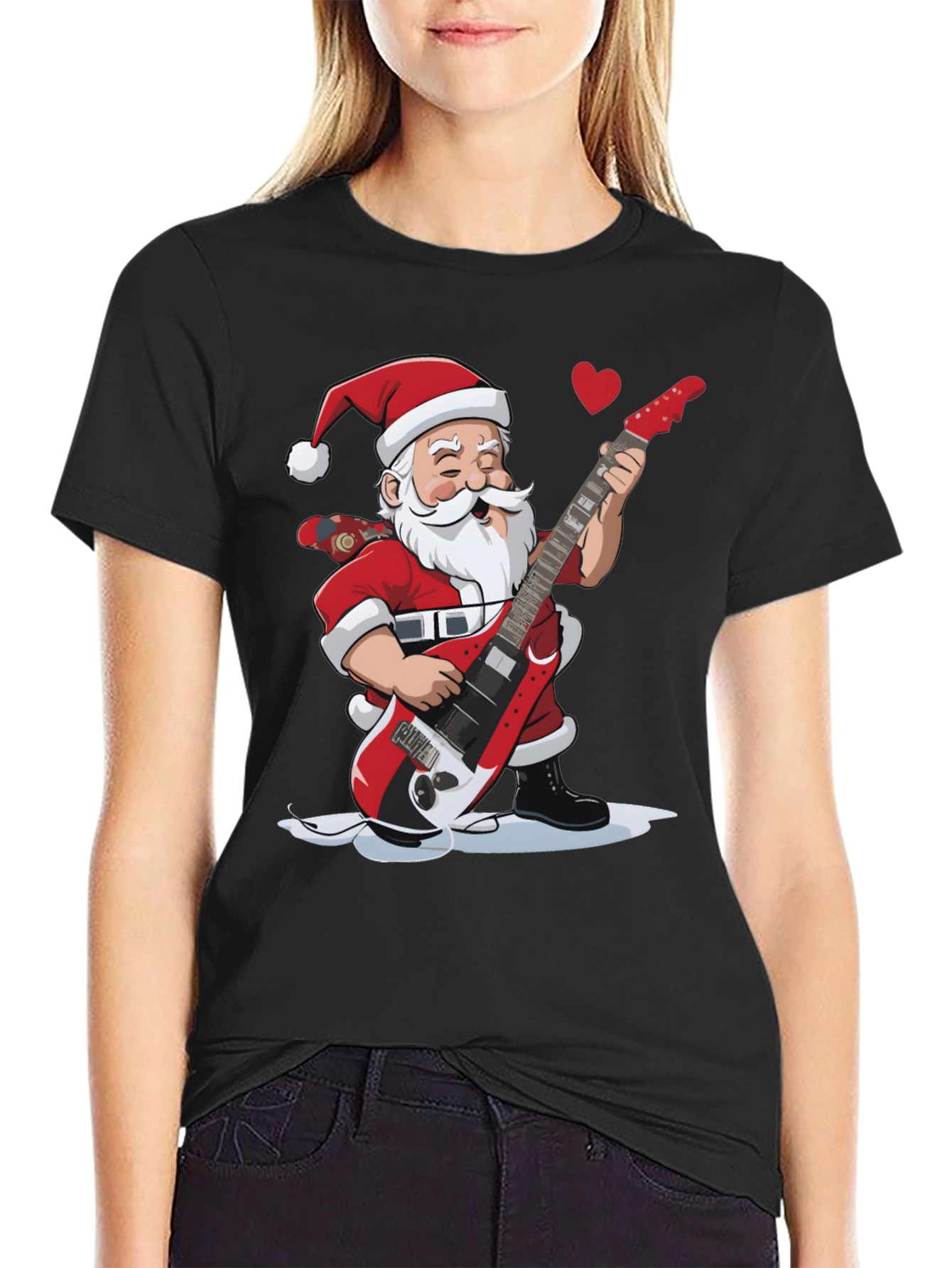 Rockin Santa Graphic Tee