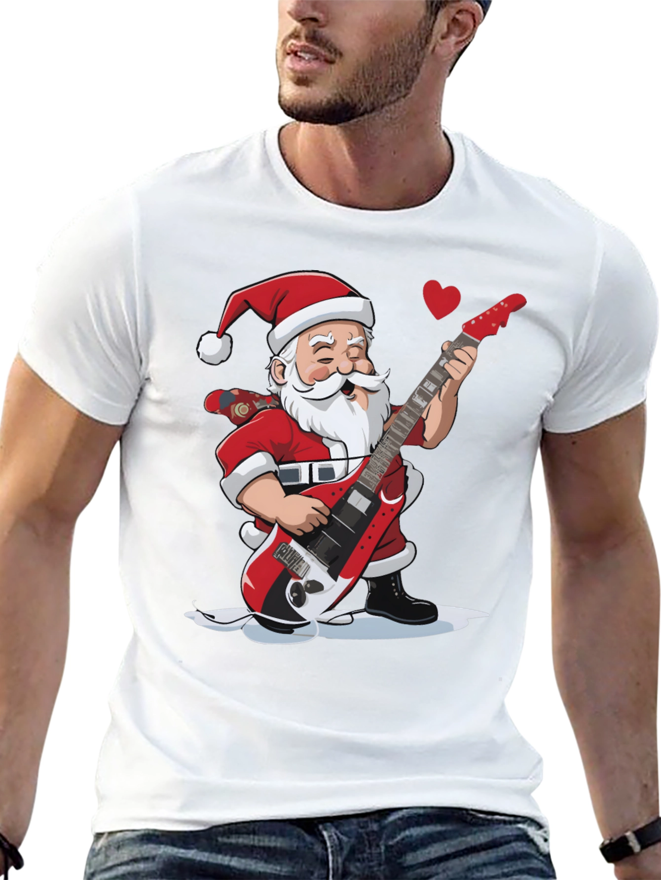 Rockin Santa Graphic Tee