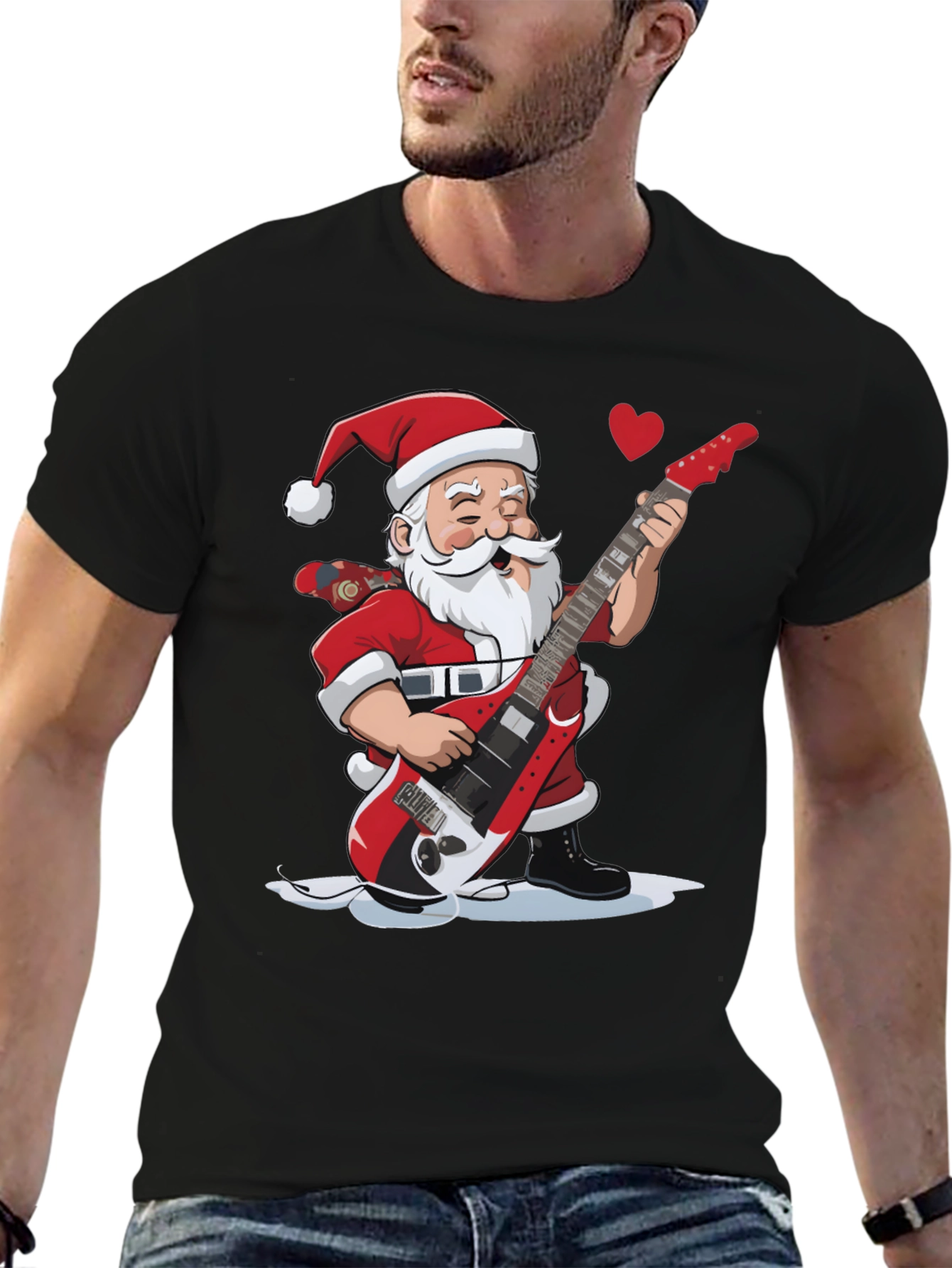 Rockin Santa Graphic Tee