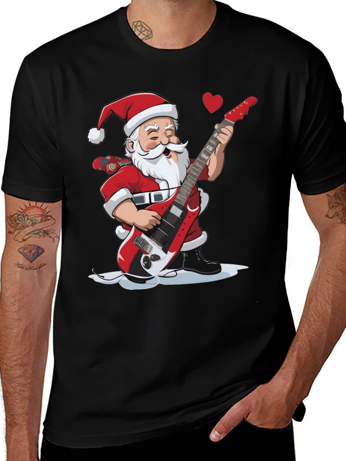 Rockin Santa Graphic Tee