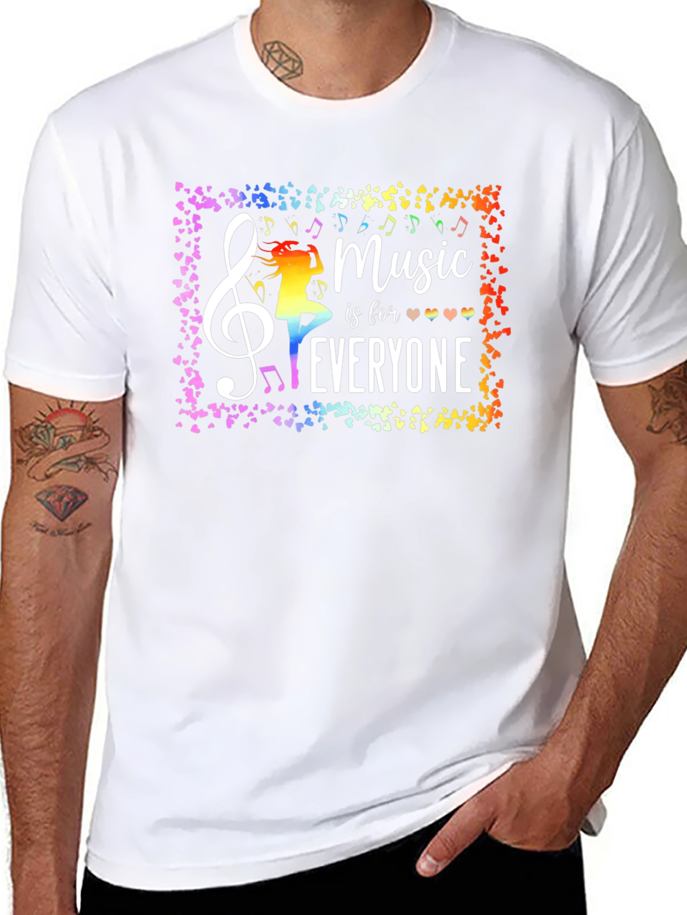 Music is for Everyone Graphic Tee