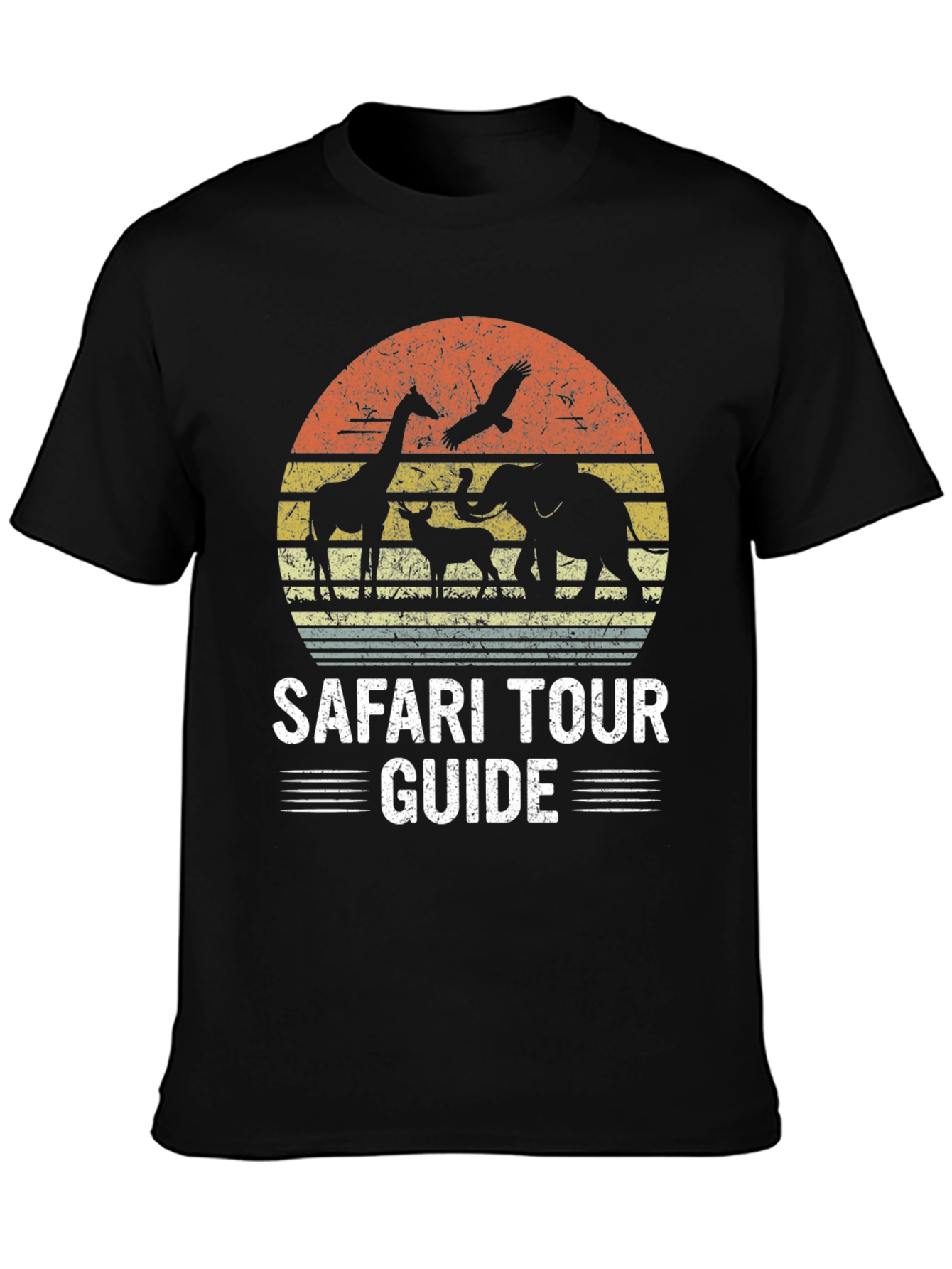 Safari Tour Guide Graphic Tee - Adventure Awaits!