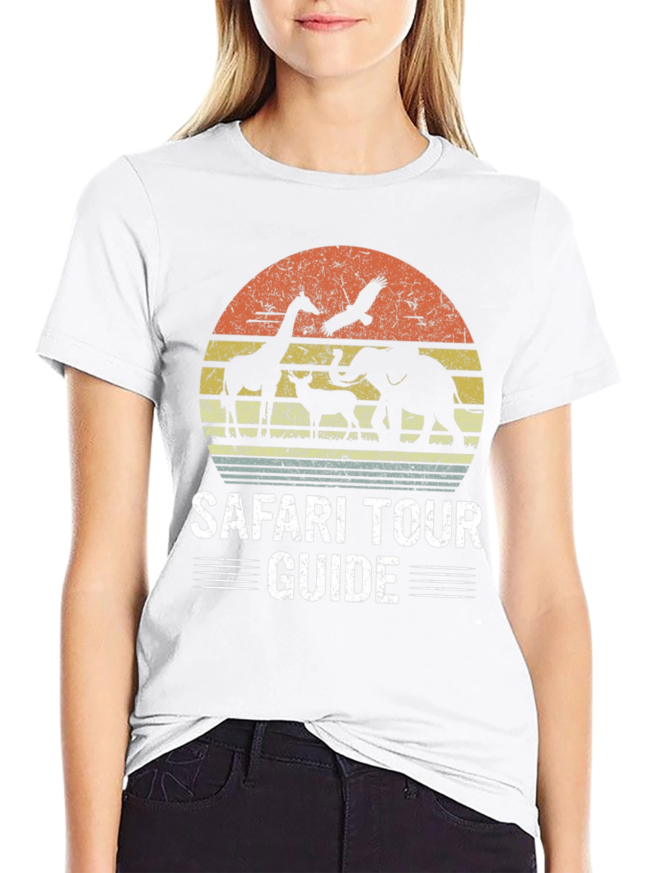 Safari Tour Guide Graphic Tee - Adventure Awaits!