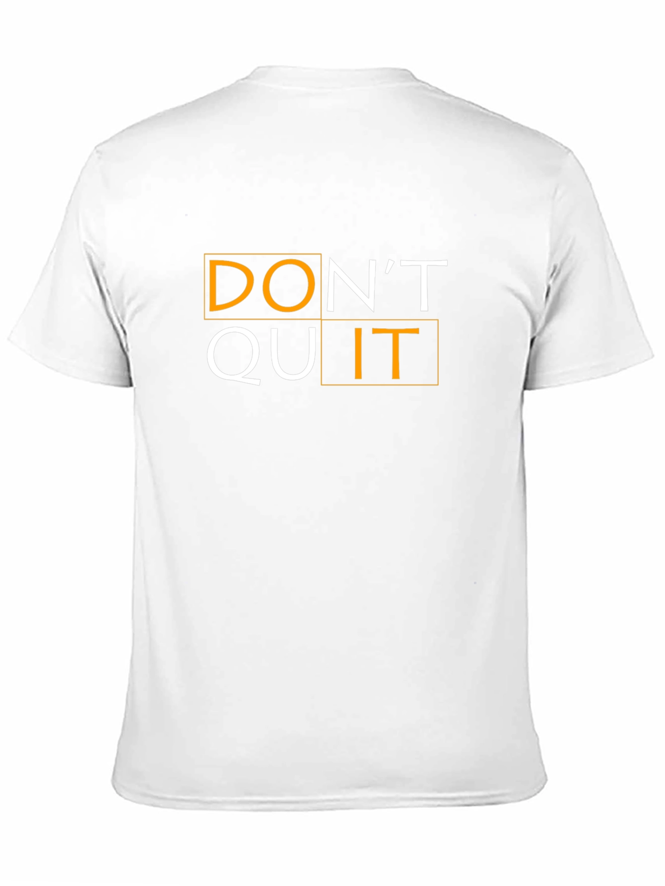 Dont Quit Motivational Black T-Shirt