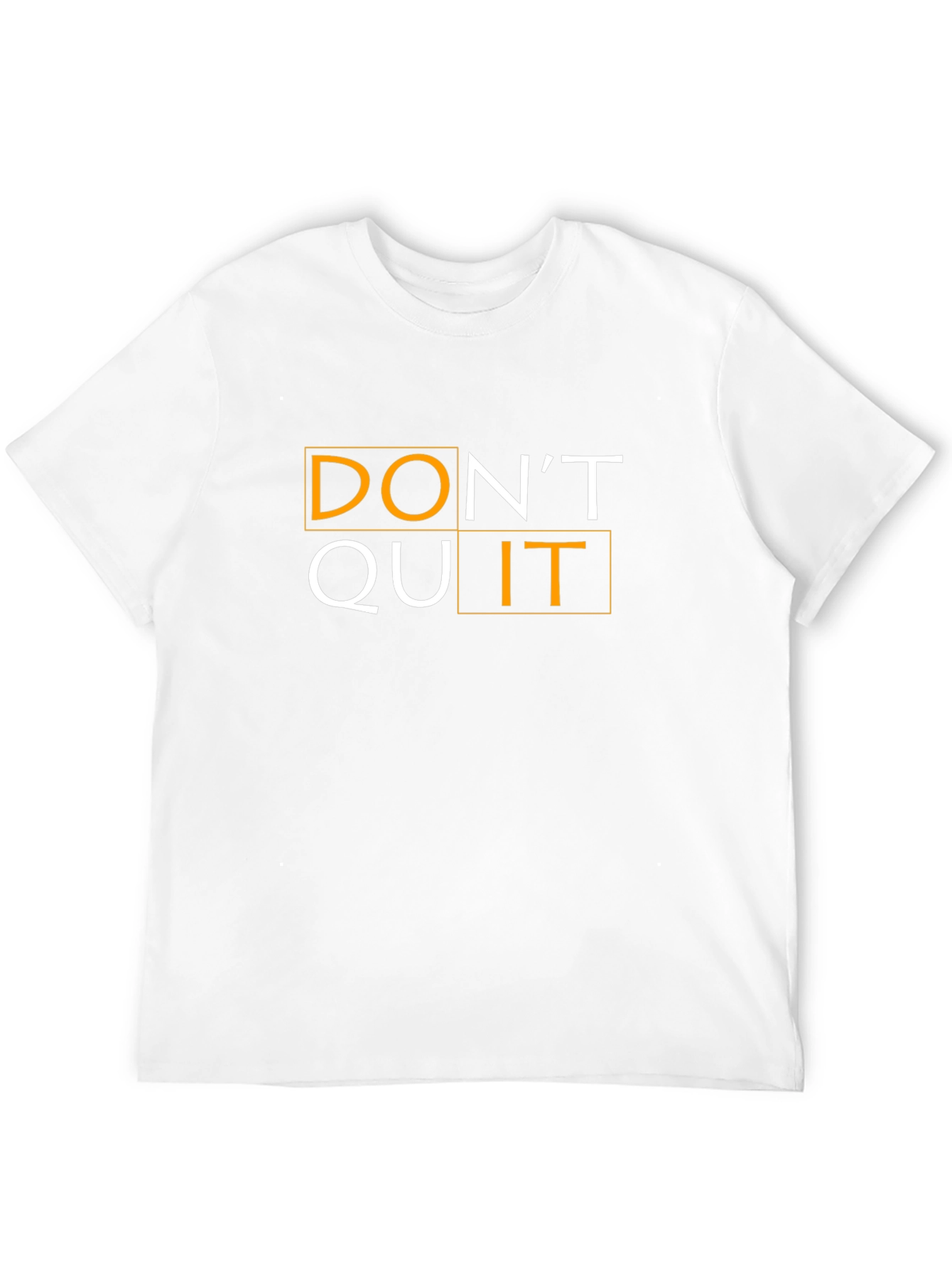 Dont Quit Motivational Black T-Shirt