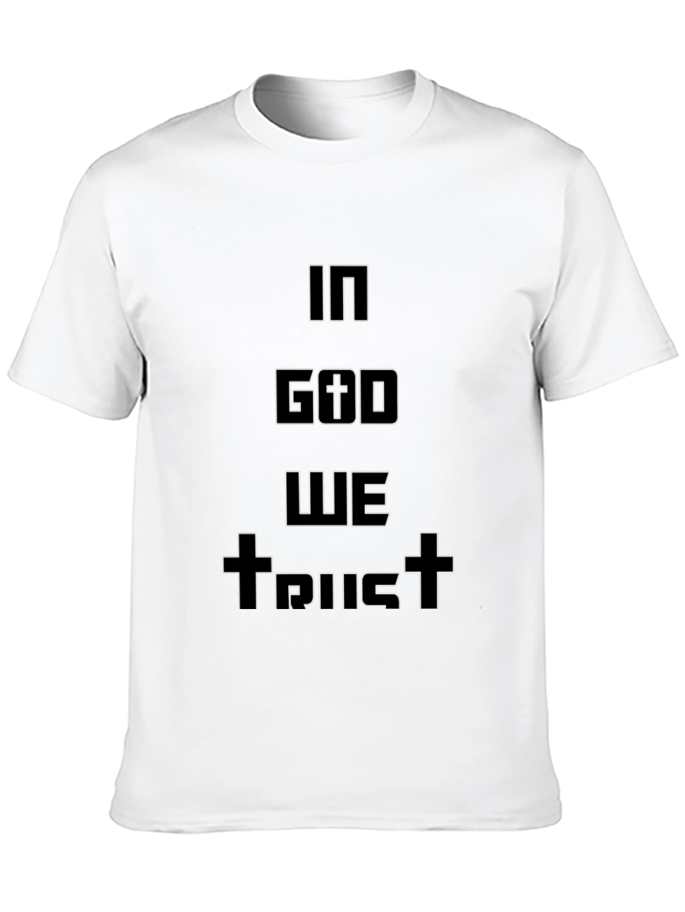 In God We Trust Graphic Tee - Black