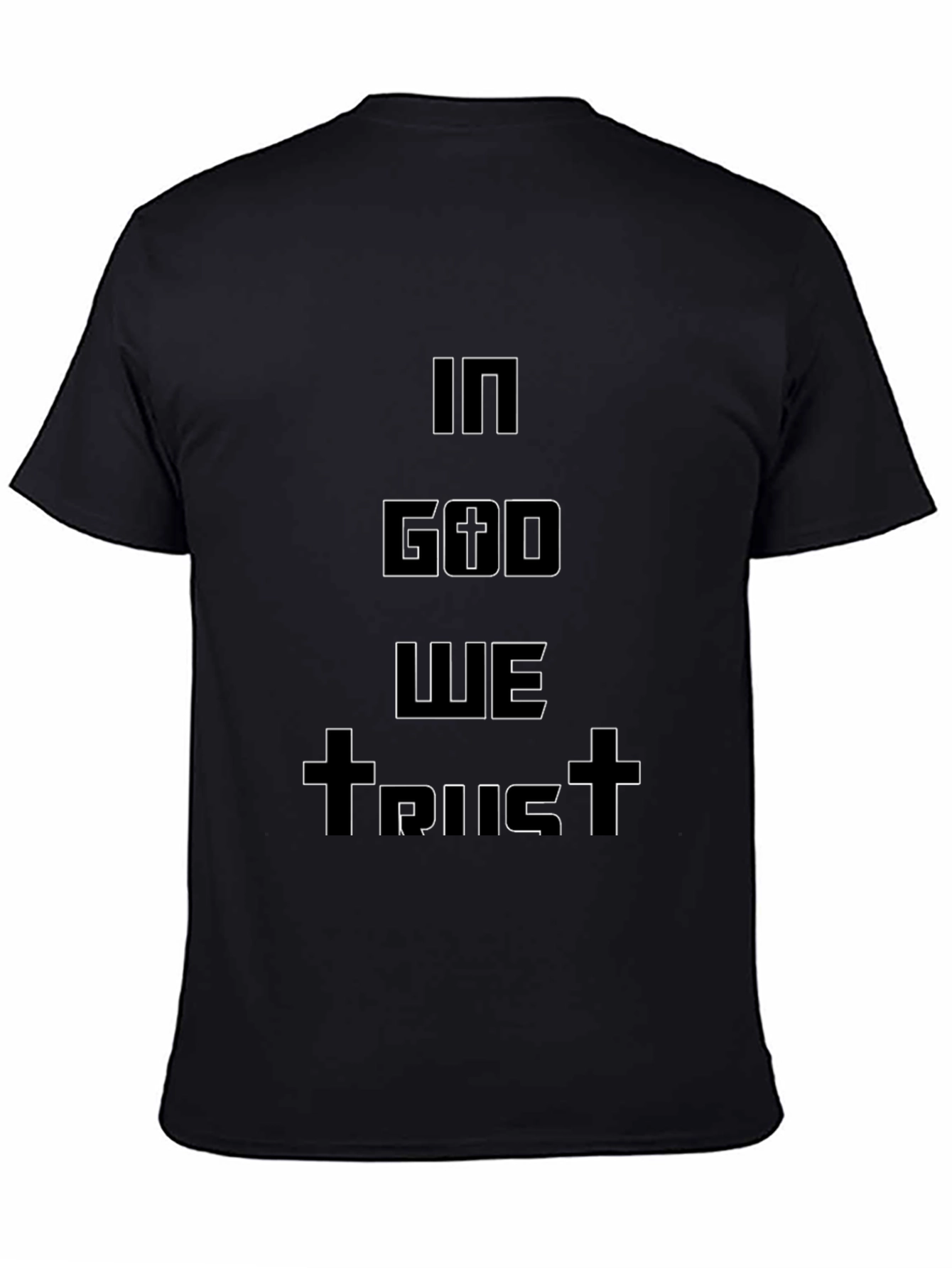 In God We Trust Graphic Tee - Black