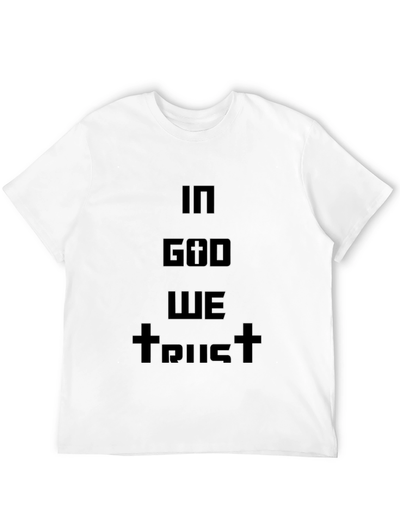 In God We Trust Graphic Tee - Black