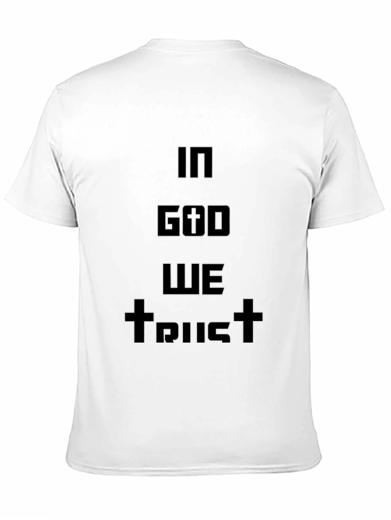 In God We Trust Graphic Tee - Black