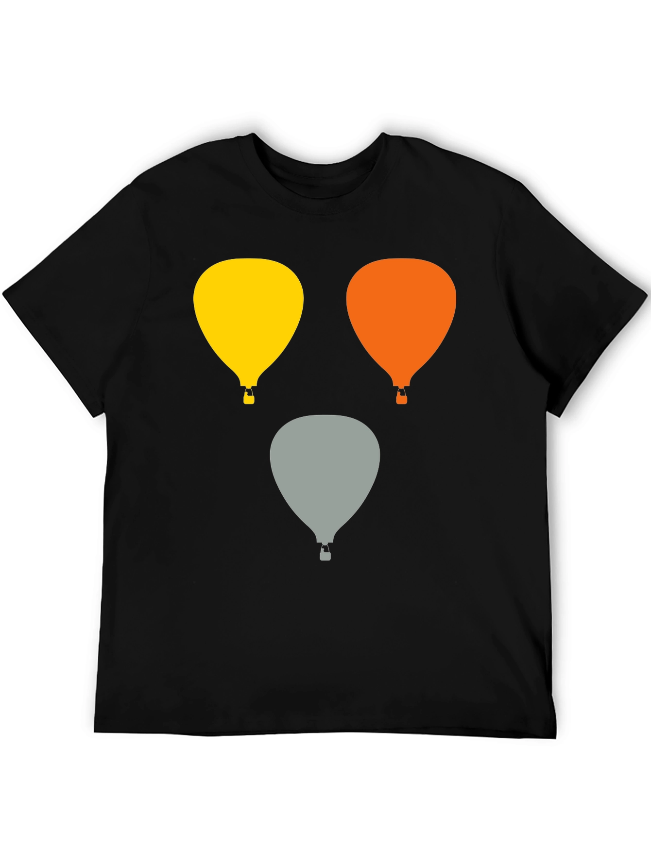 Balloon Graphic Tee - Stylish Crew Neck T-Shirt
