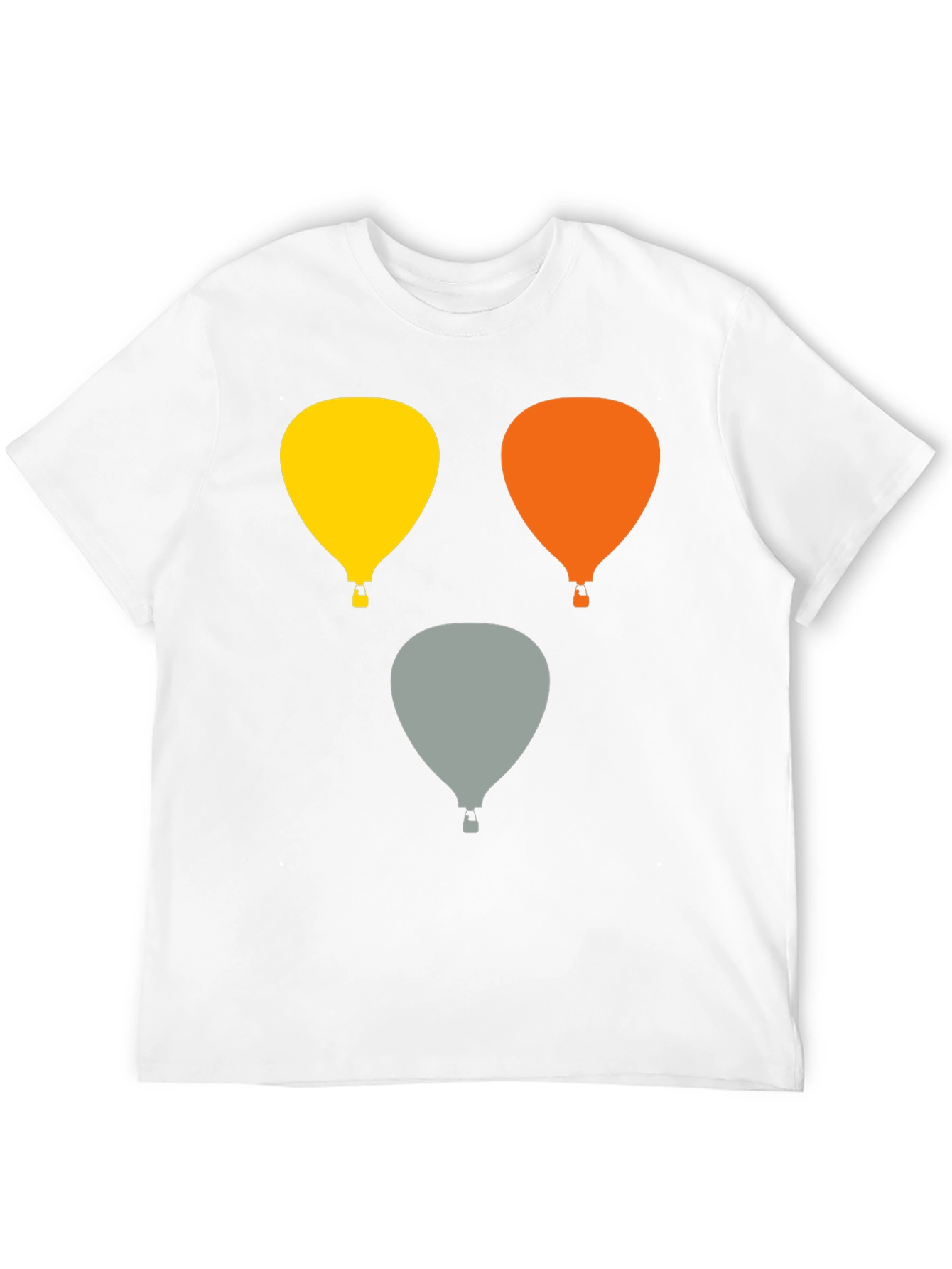 Balloon Graphic Tee - Stylish Crew Neck T-Shirt