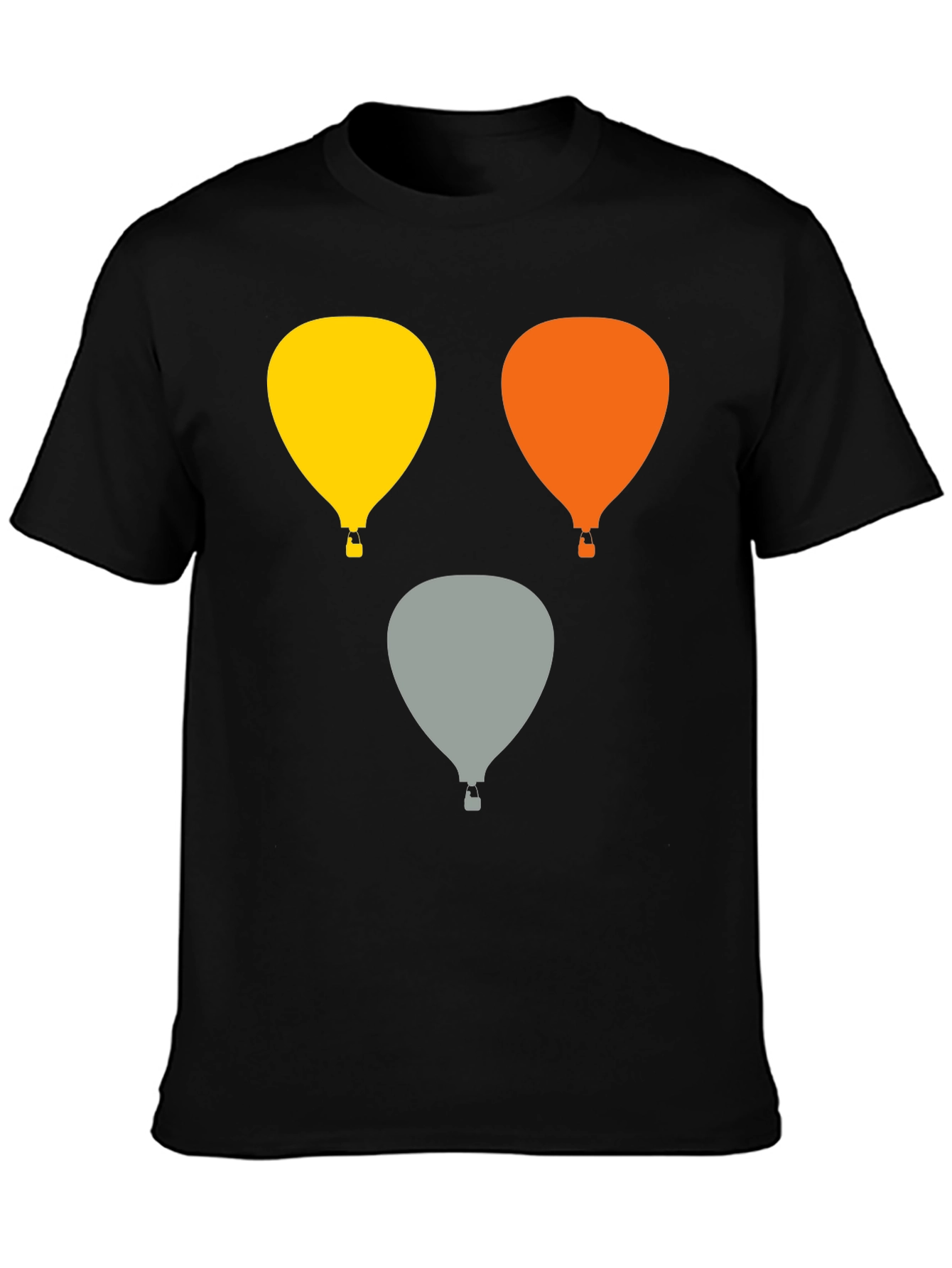Balloon Graphic Tee - Stylish Crew Neck T-Shirt