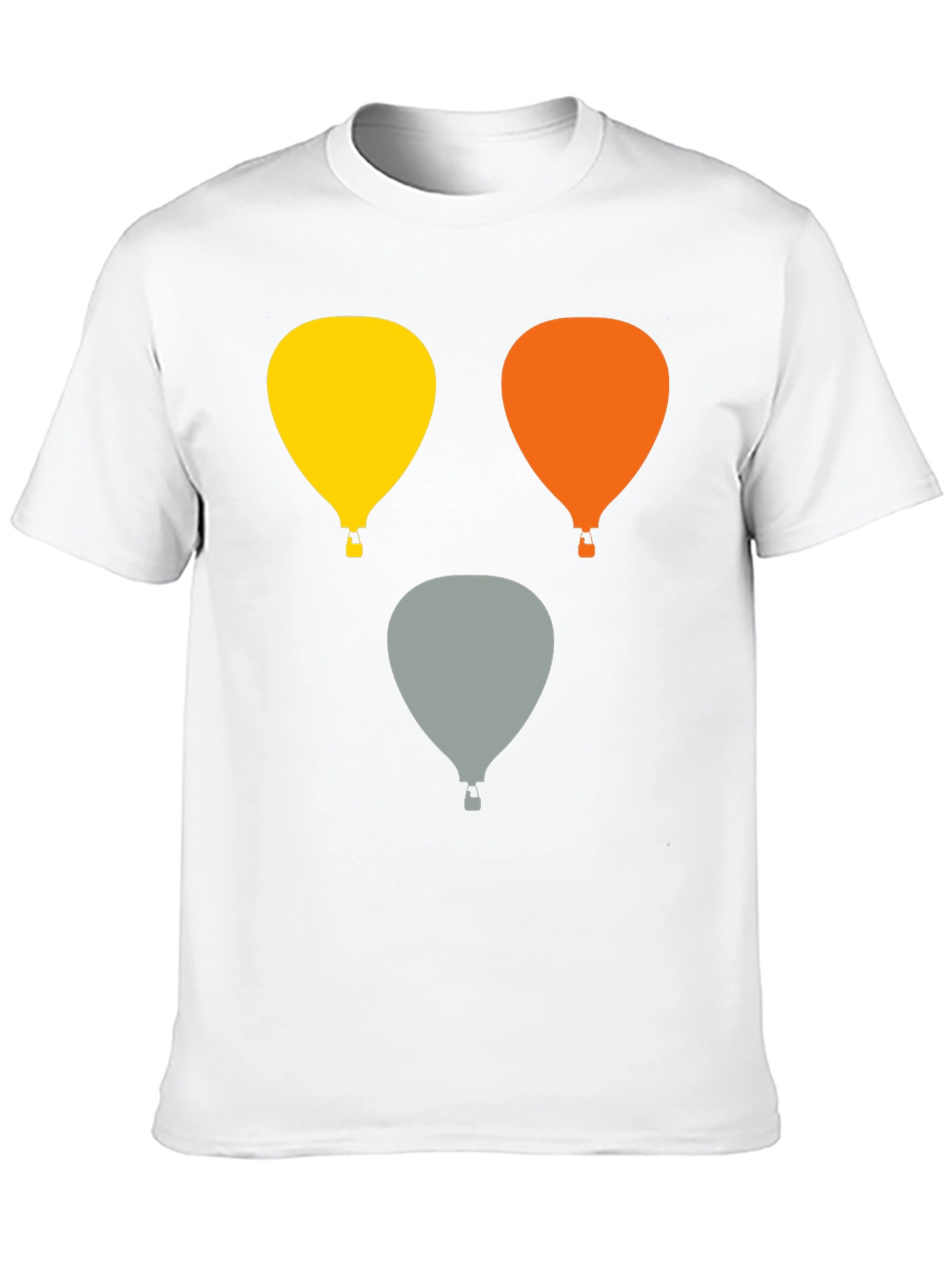 Balloon Graphic Tee - Stylish Crew Neck T-Shirt