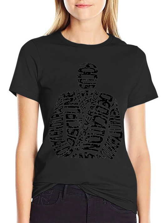 Motivational Word Art Graphic T-Shirt