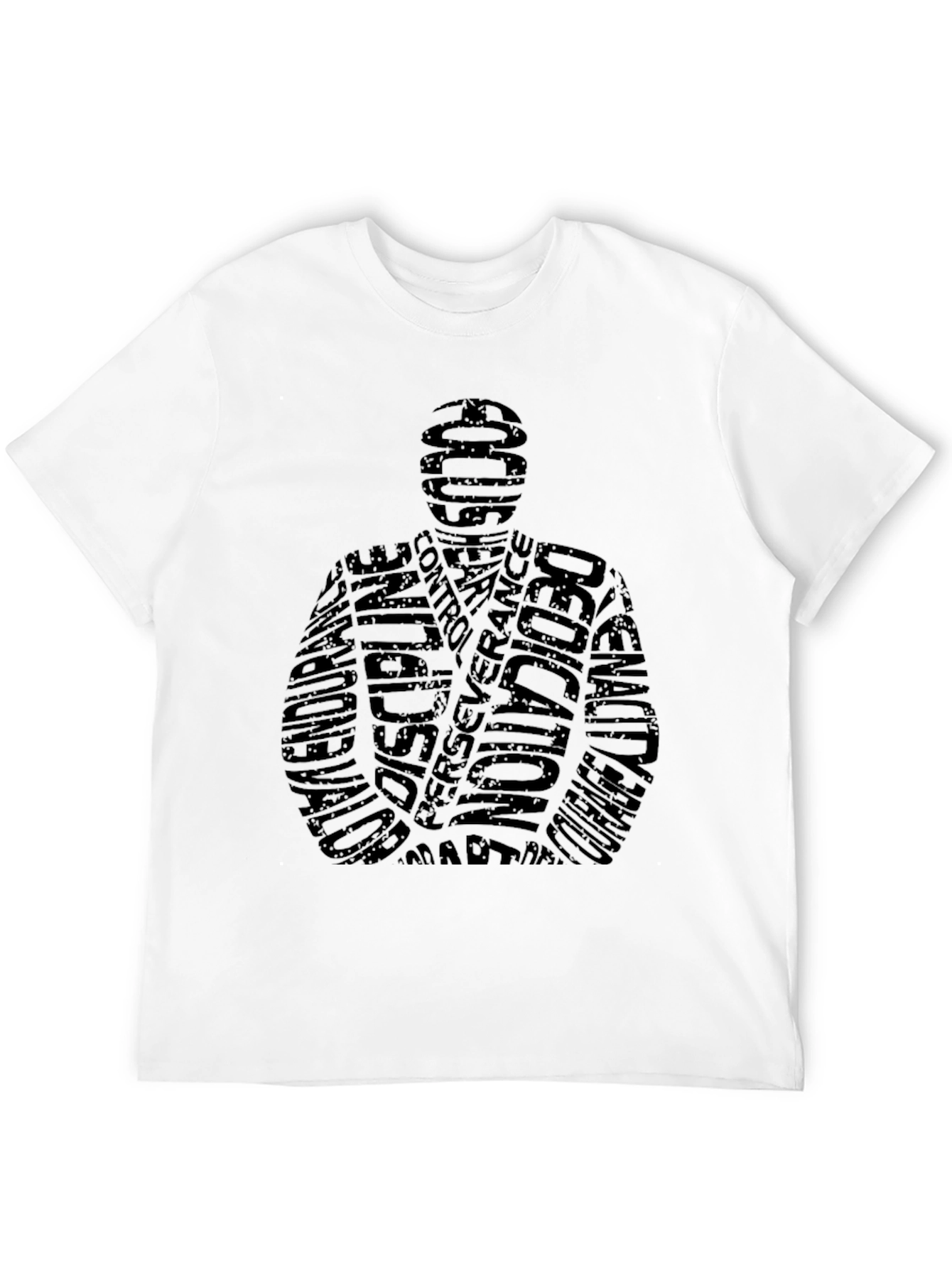 Motivational Word Art Graphic T-Shirt