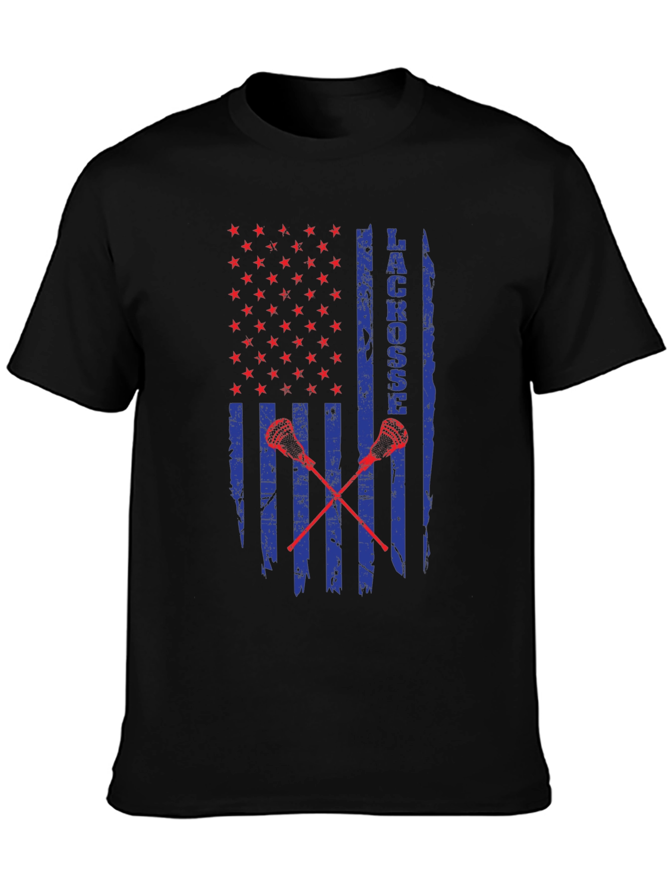 Patriotic Lacrosse Graphic Tee