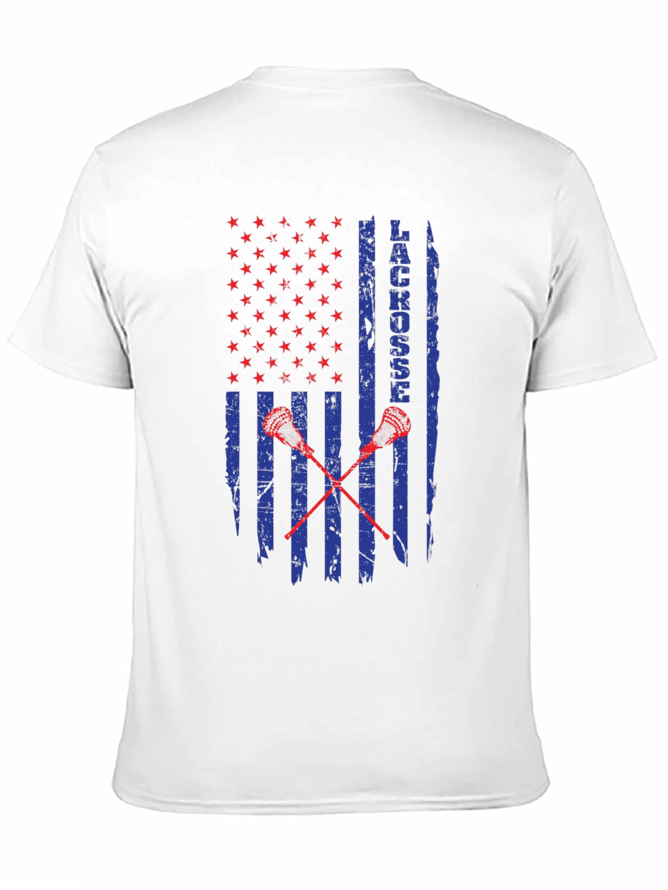 Patriotic Lacrosse Graphic Tee