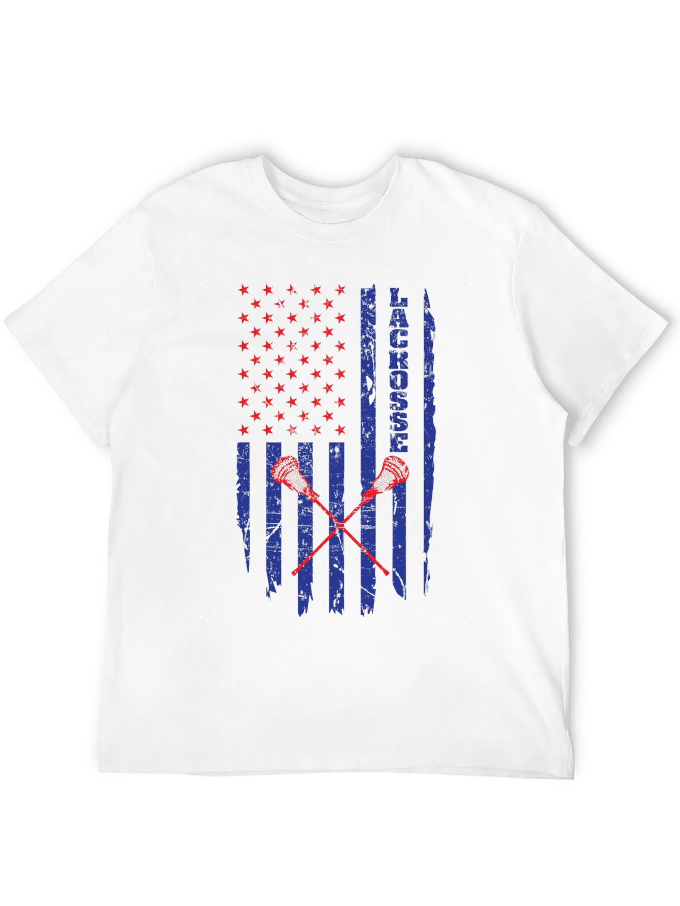 Patriotic Lacrosse Graphic Tee