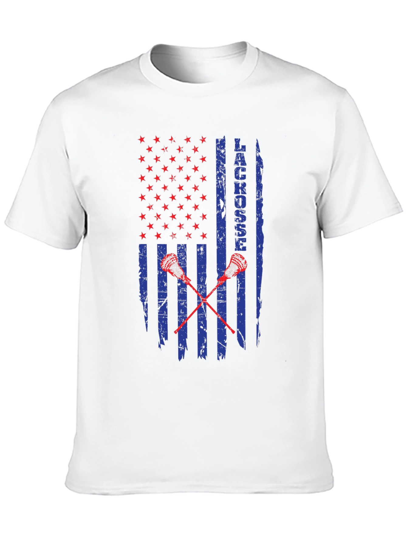 Patriotic Lacrosse Graphic Tee