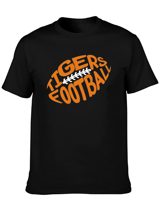 Tigers Football Graphic Tee - Black