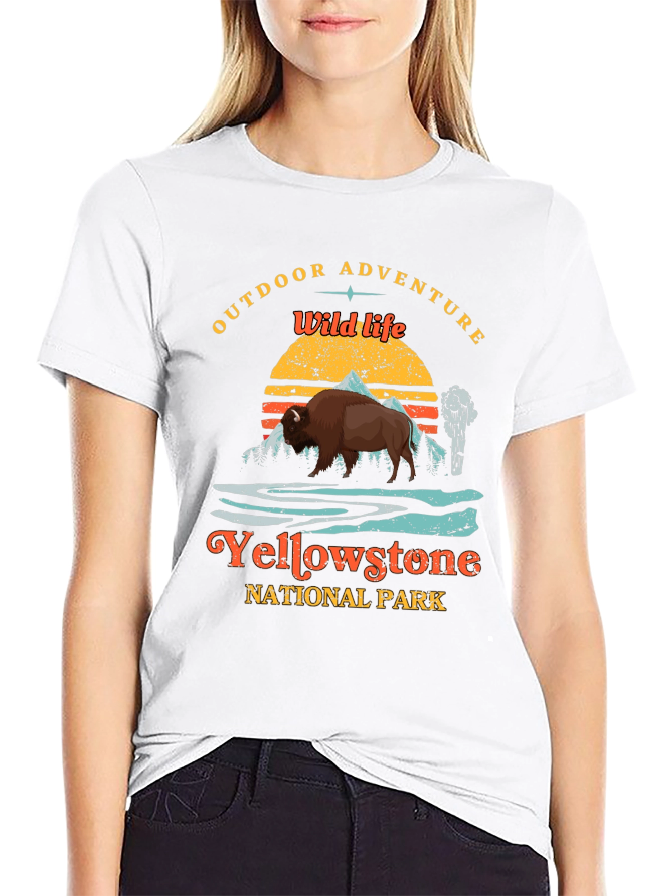 Yellowstone National Park Wildlife Adventure T-Shirt
