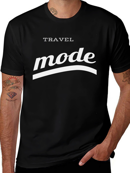Travel Mode Graphic Tee - Stylish & Comfortable