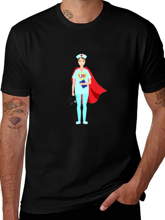 Nurse Superhero T-Shirt LPN Design