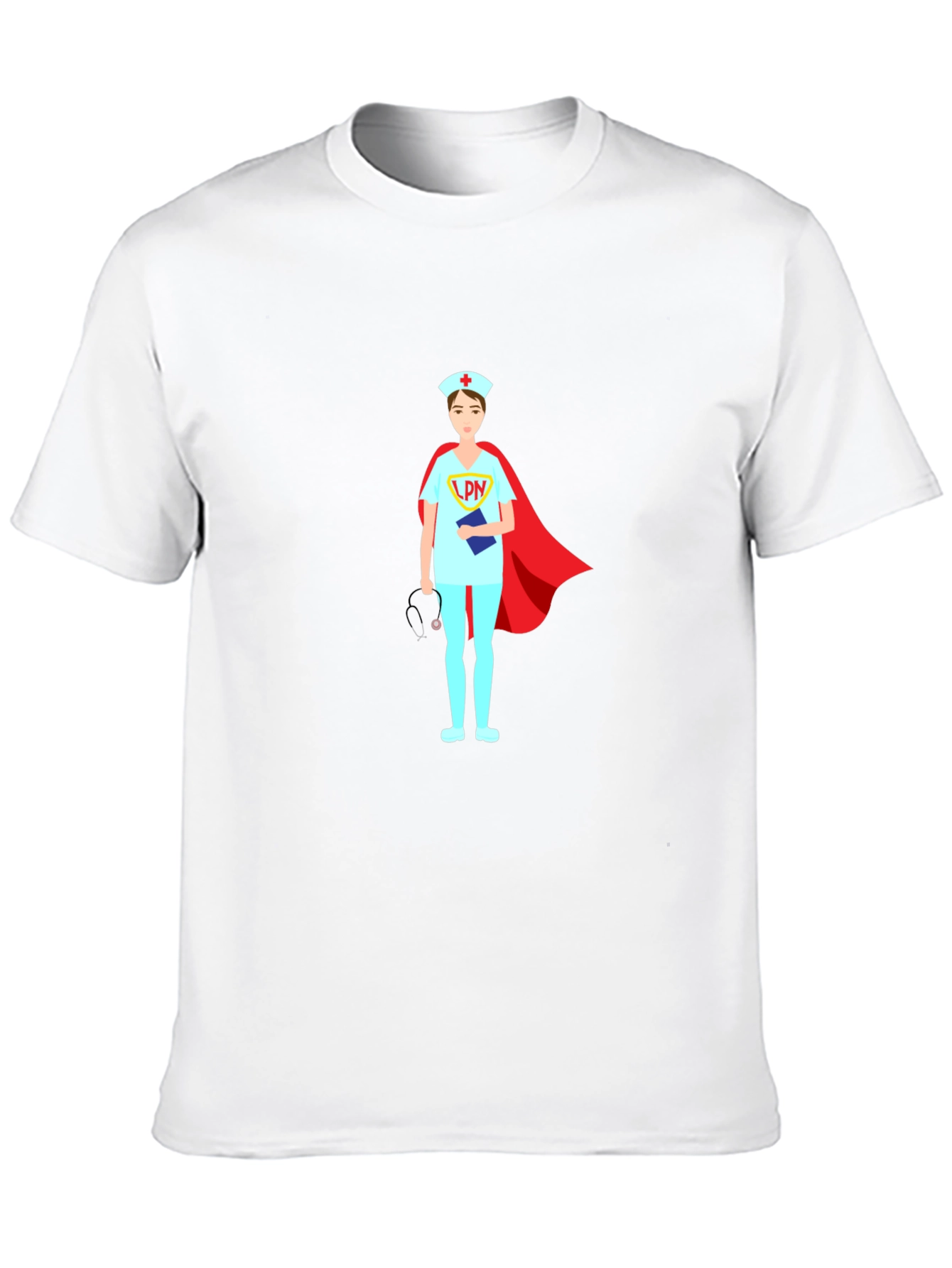 Nurse Superhero T-Shirt LPN Design