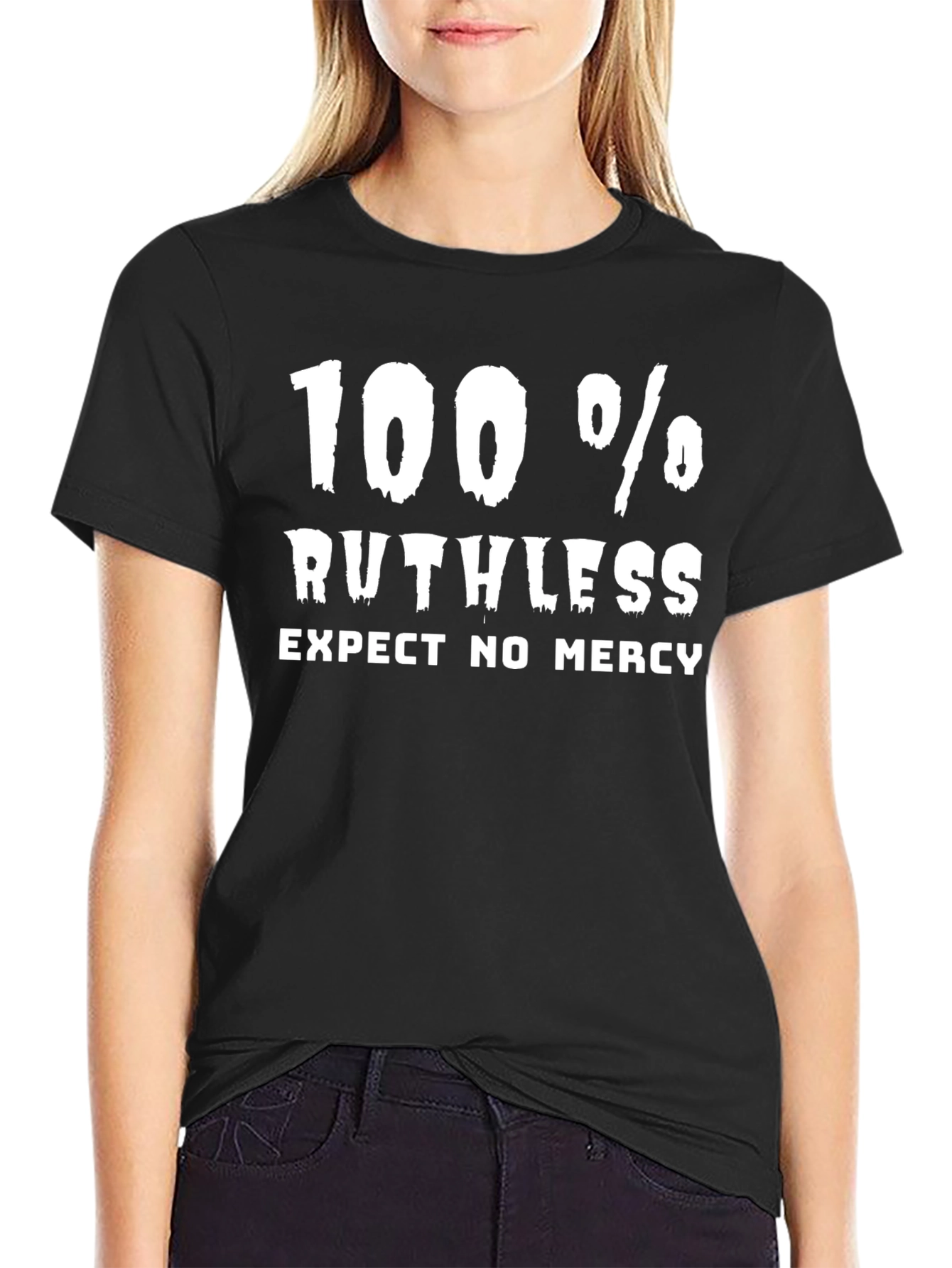 Ruthless Expect No Mercy Graphic Tee