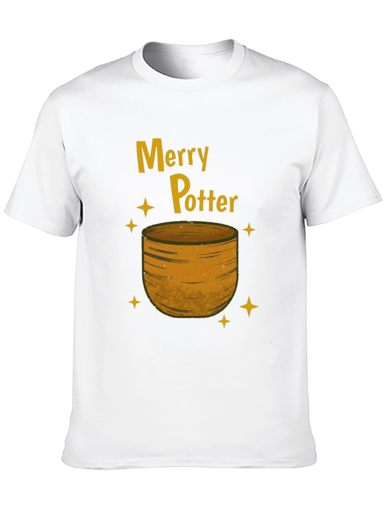Merry Potter T-Shirt: Festive Holiday Wizardry