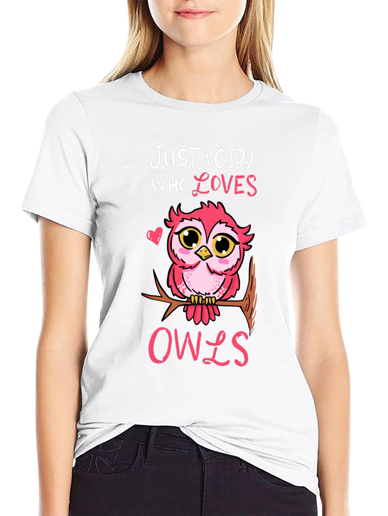 Just A Girl Who Loves Owls T-Shirt