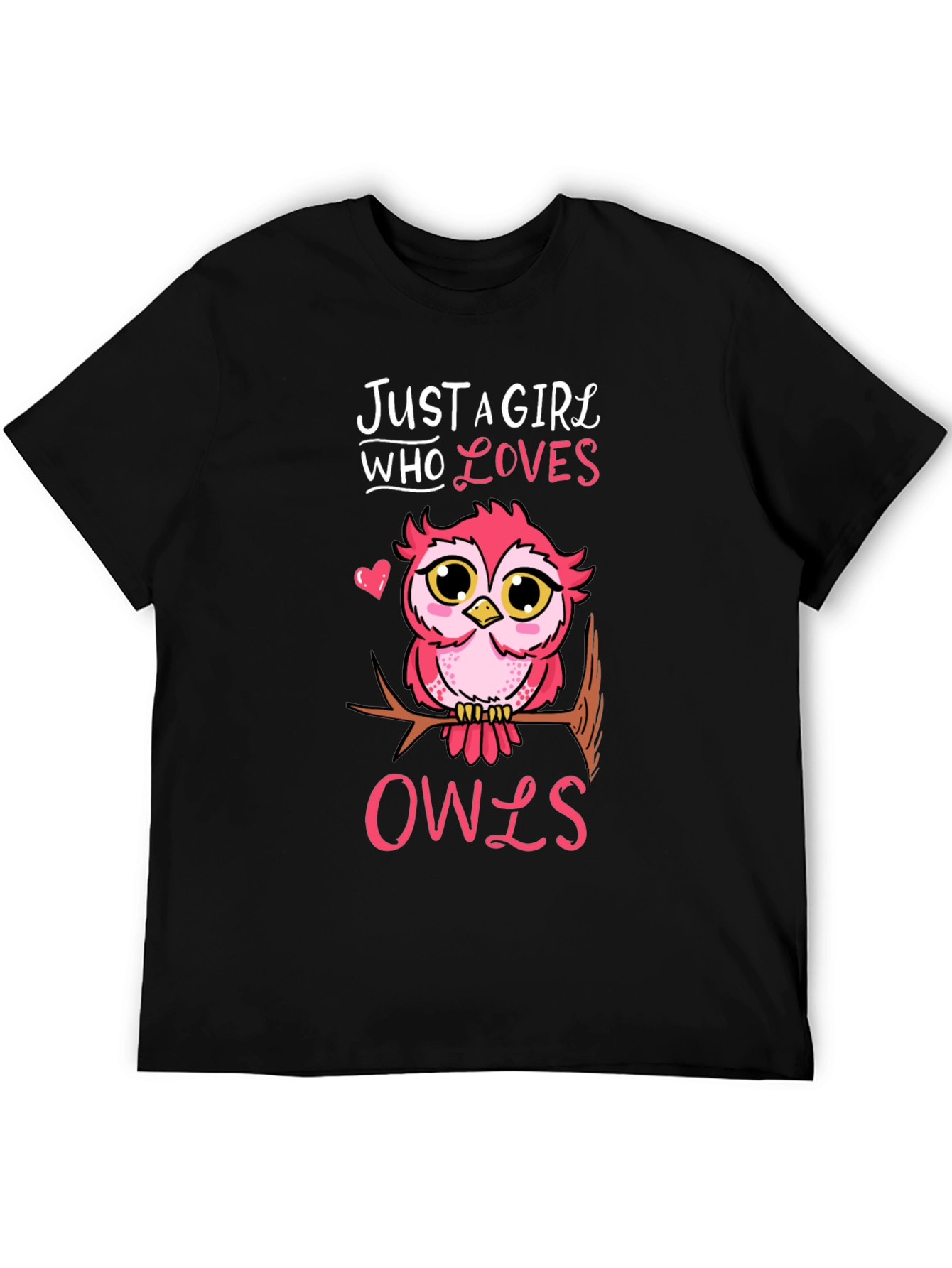 Just A Girl Who Loves Owls T-Shirt