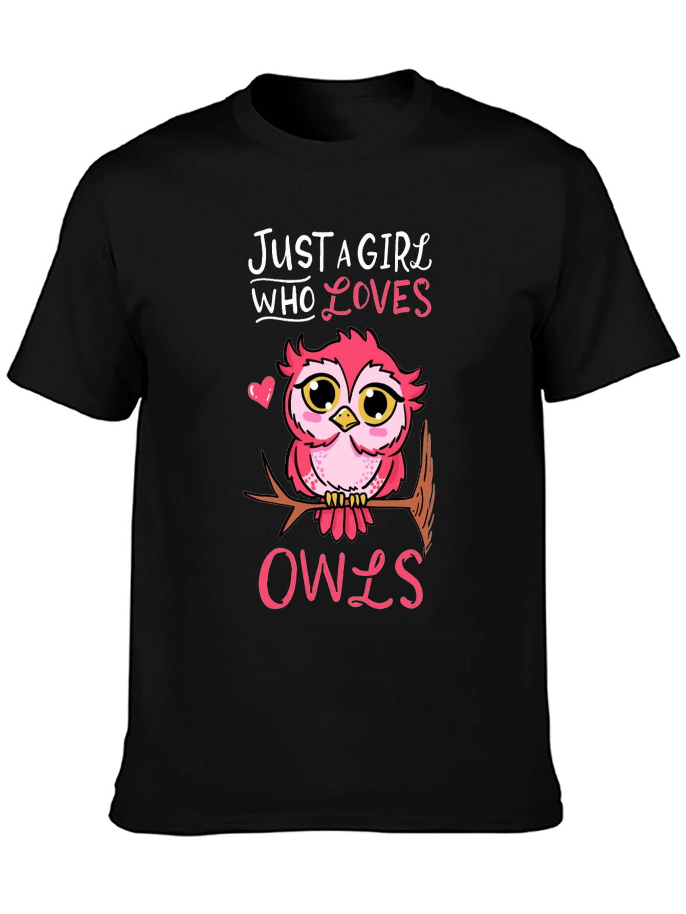 Just A Girl Who Loves Owls T-Shirt