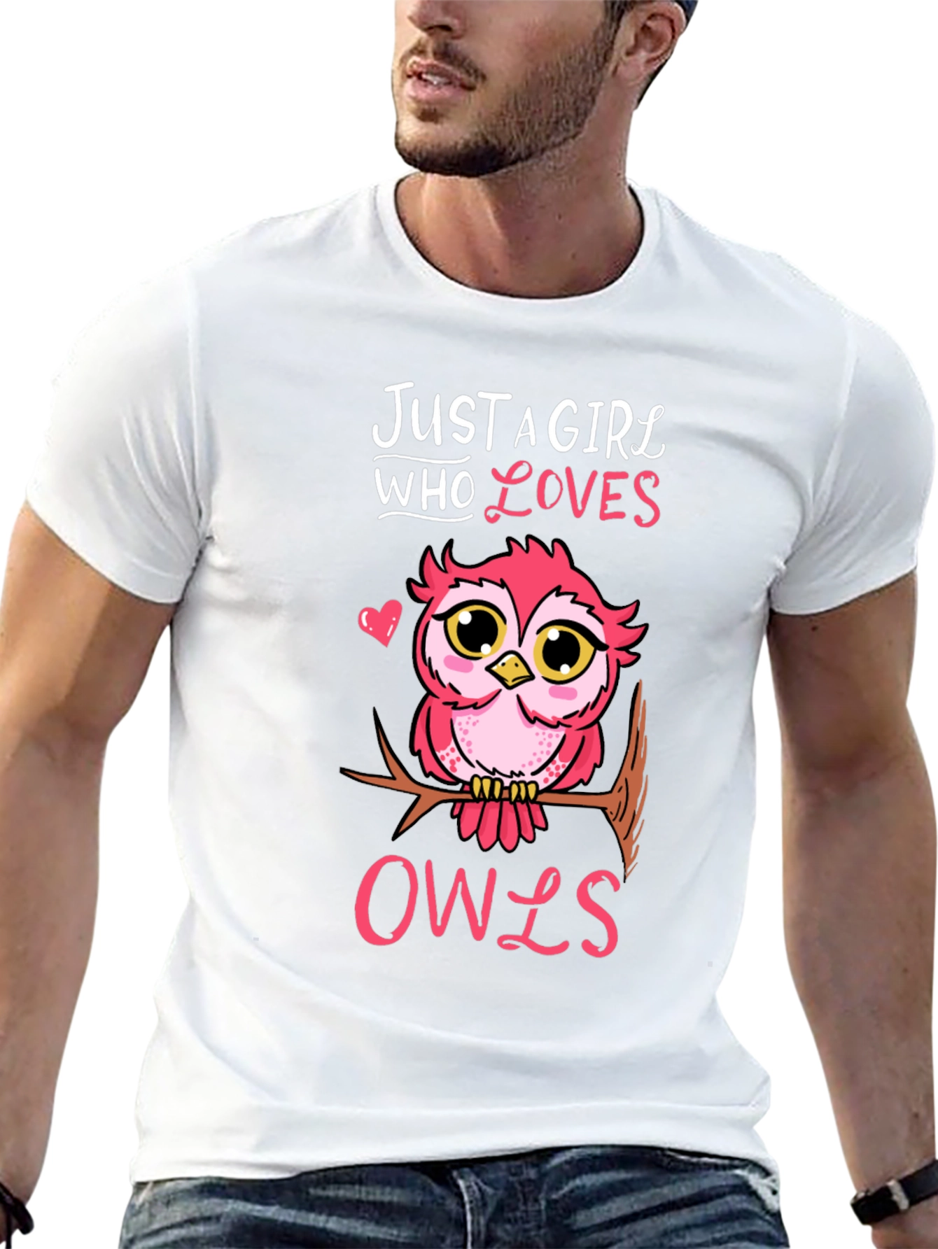 Just A Girl Who Loves Owls T-Shirt