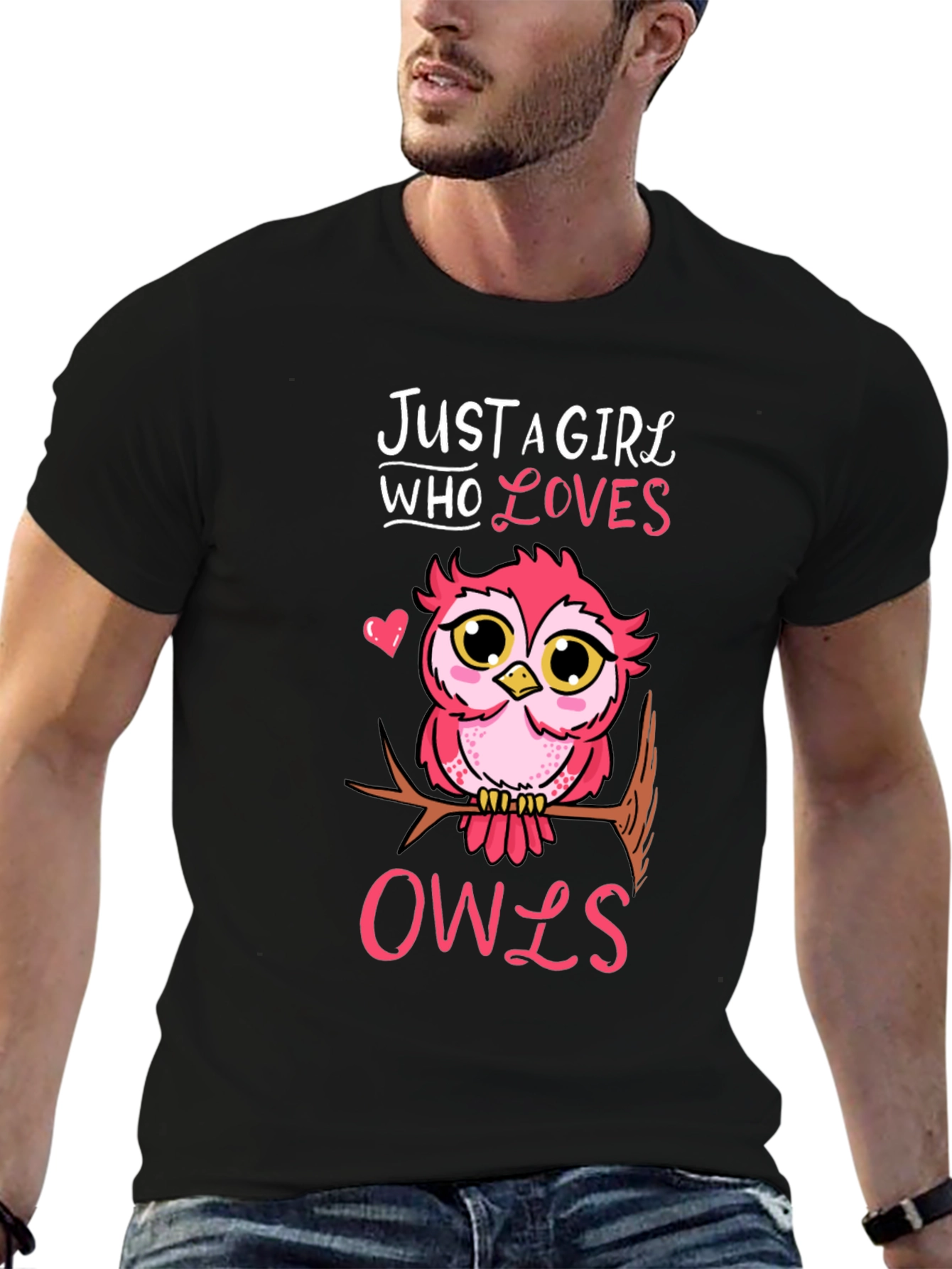 Just A Girl Who Loves Owls T-Shirt