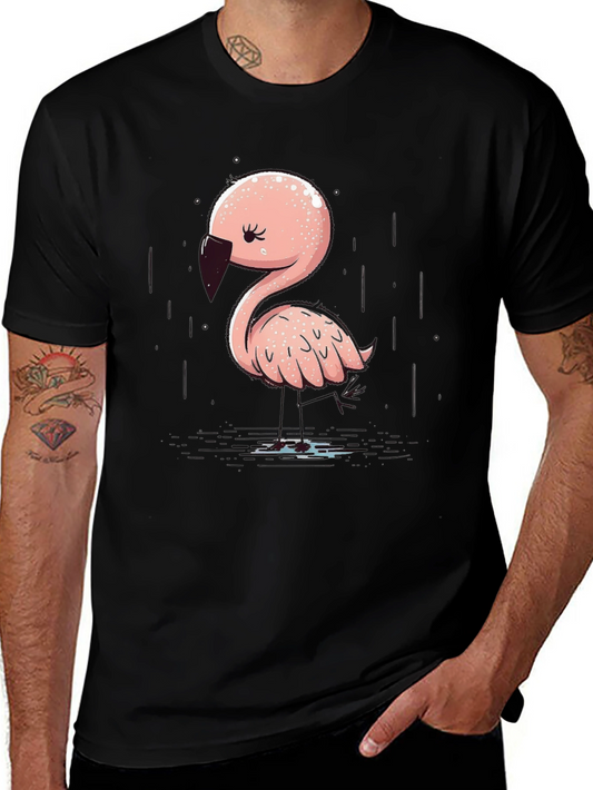 Cute Flamingo Graphic T-Shirt