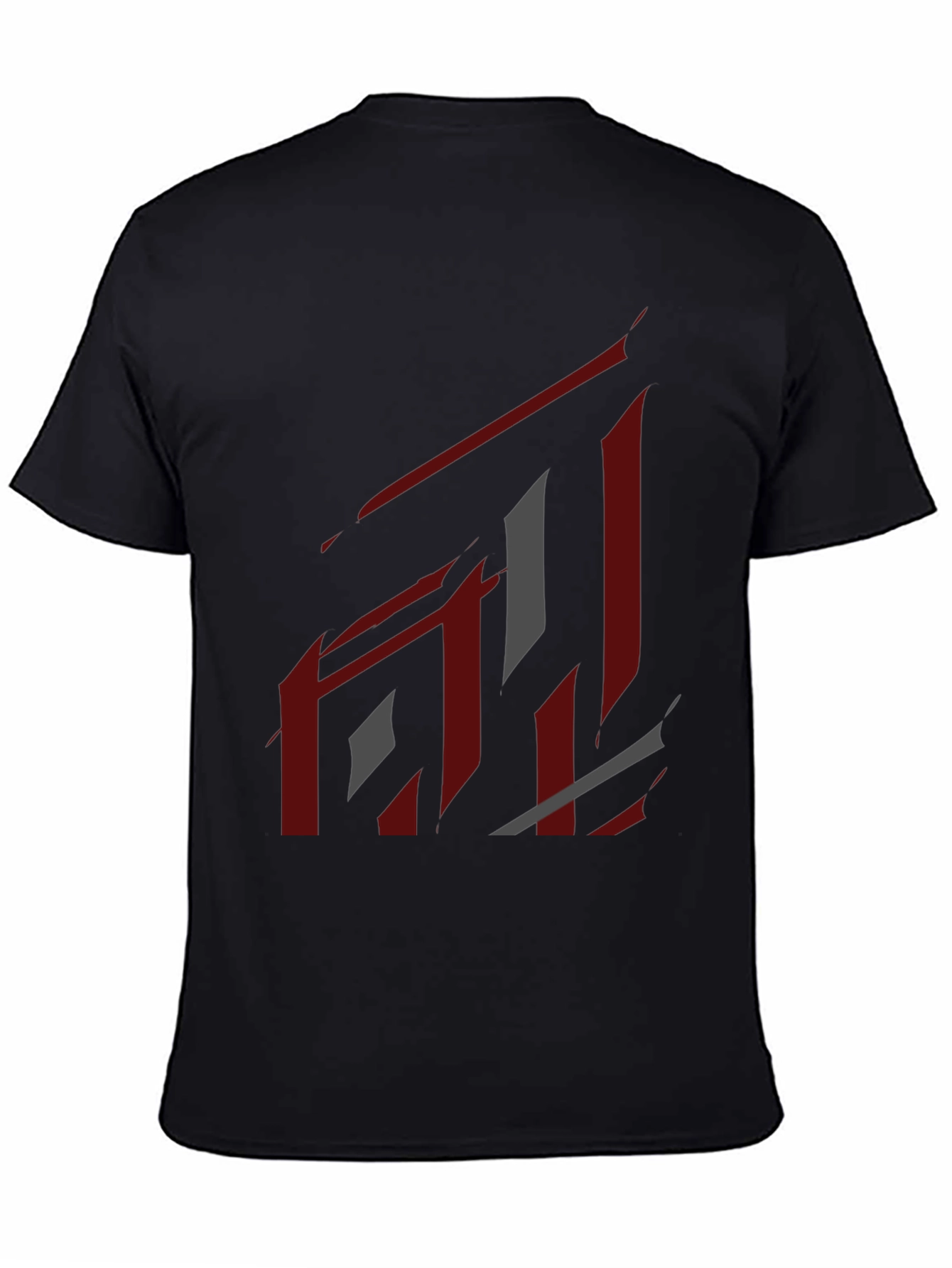 Abstract Graphic Black T-Shirt - Modern Streetwear